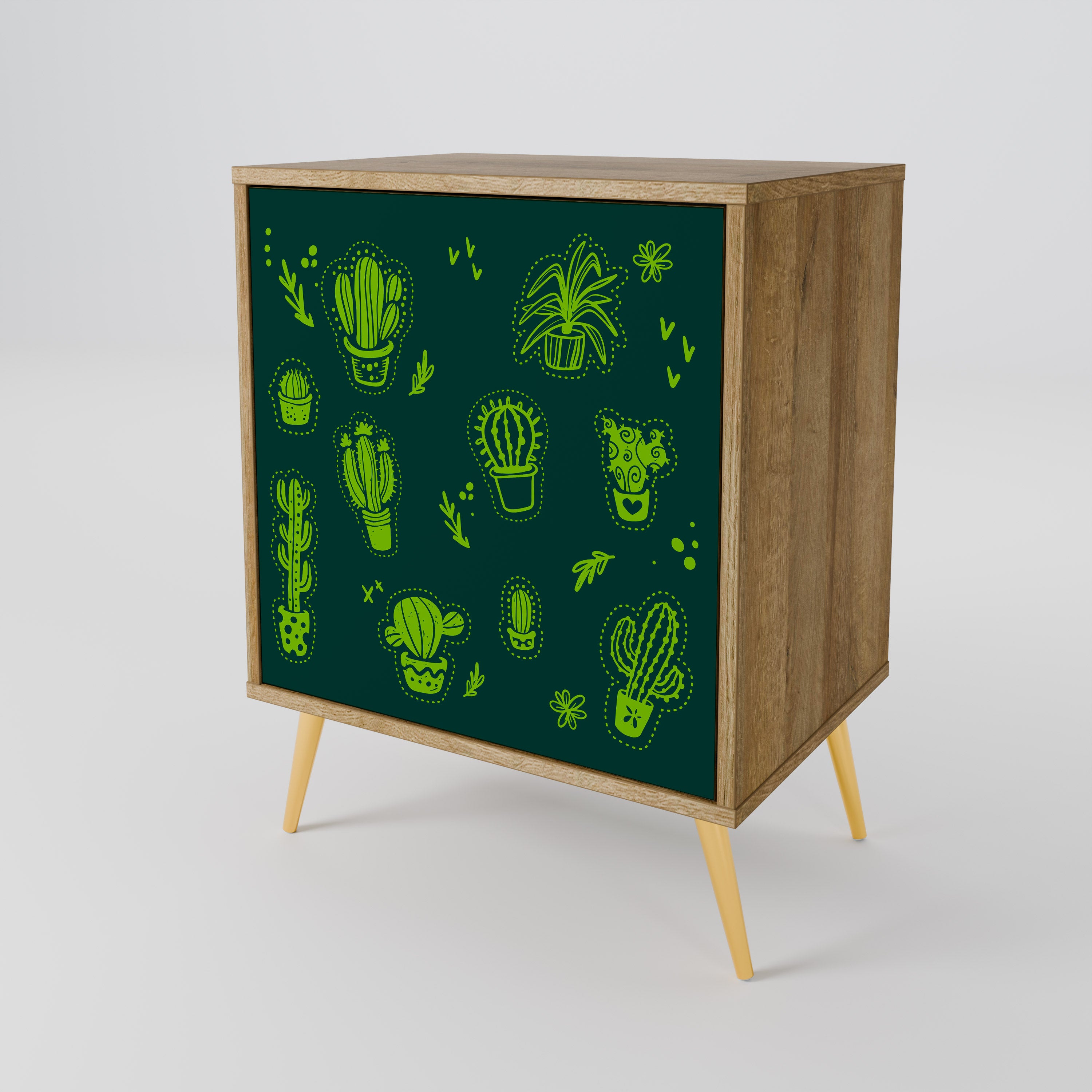 DESERT GREEN 1-Door Sideboard