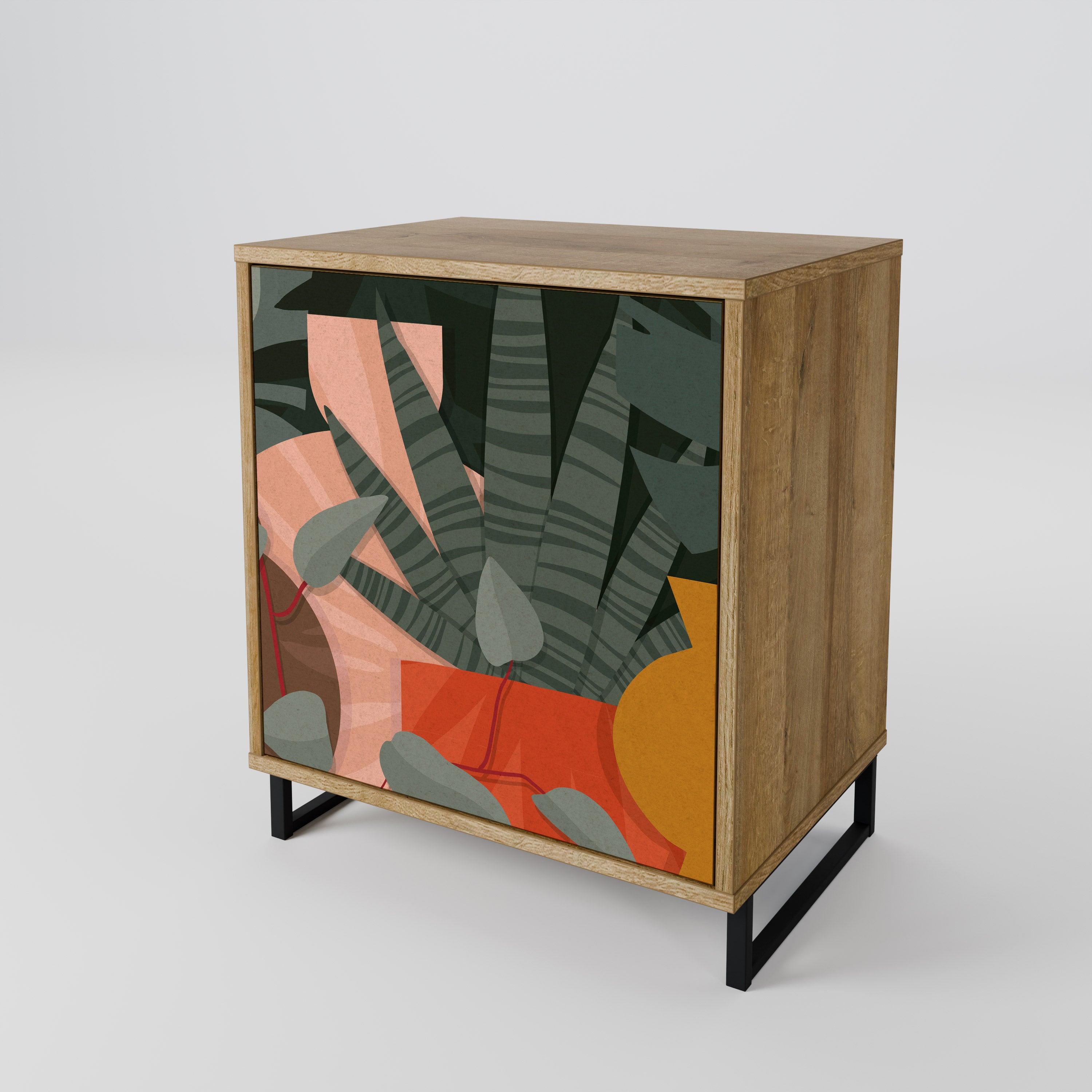 TROPICAL COMPOSITION 1-Door Sideboard