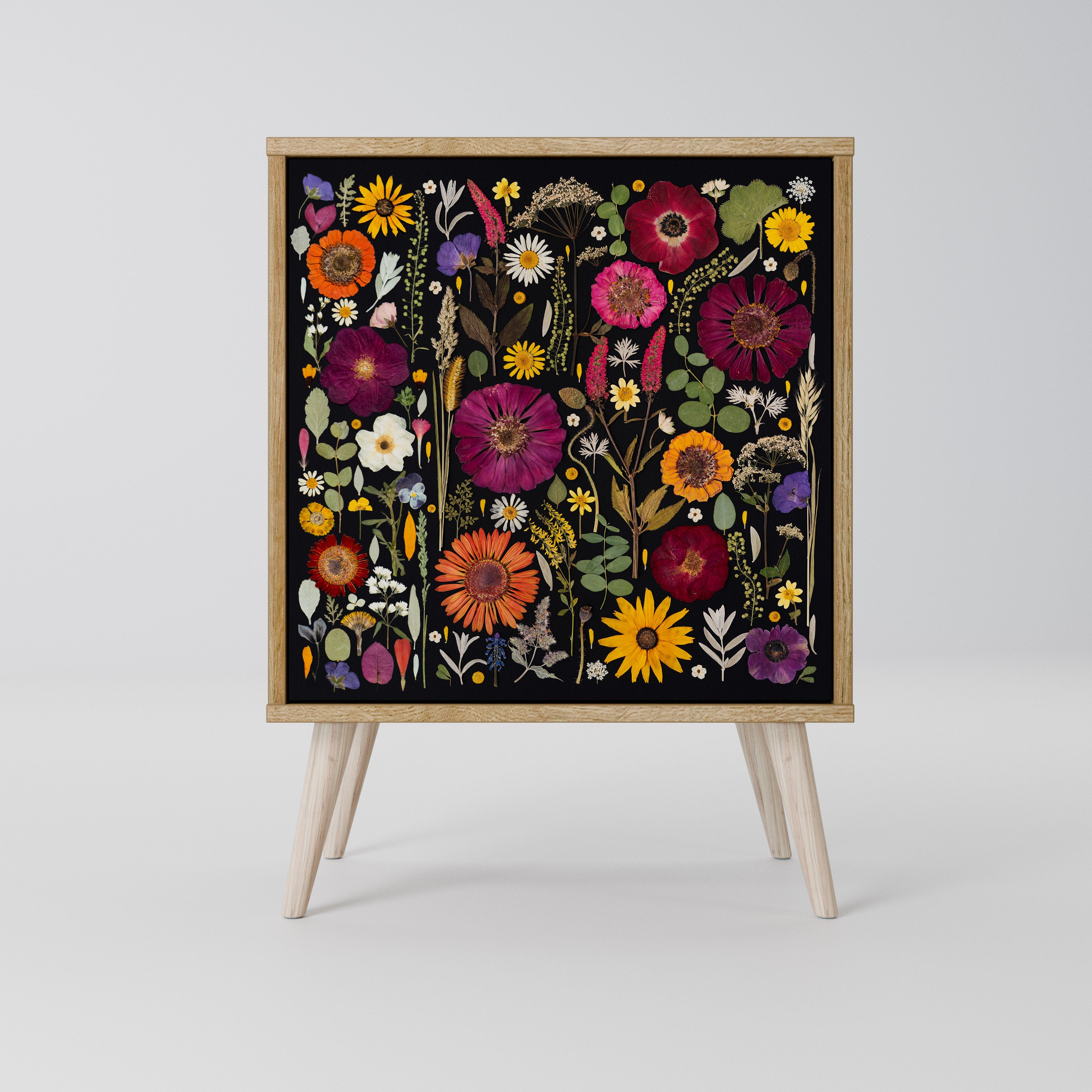 MIDNIGHT GARDEN Jednodveřová komoda