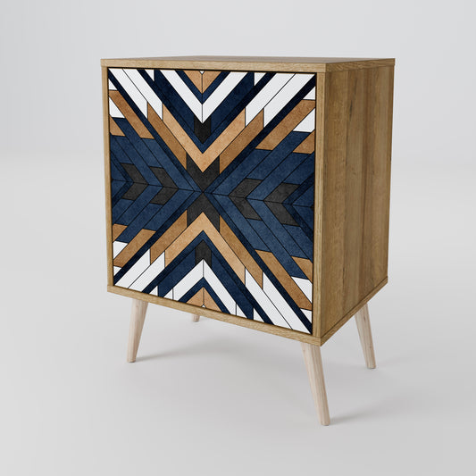 ARTFUL GEOMETRY Jednodveřová komoda