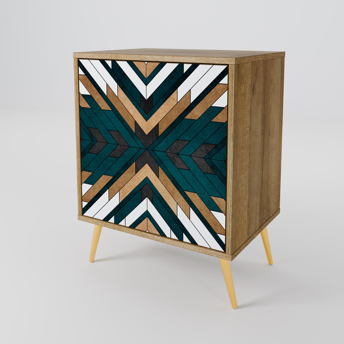 ARTISTIC GEOMETRY Jednodveřová komoda