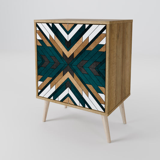 ARTISTIC GEOMETRY Jednodveřová komoda