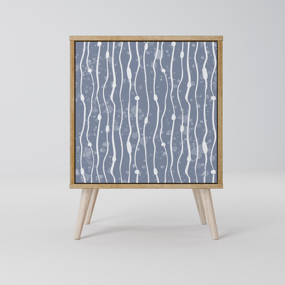 GRAPHITE RAIN Jednodveřová komoda