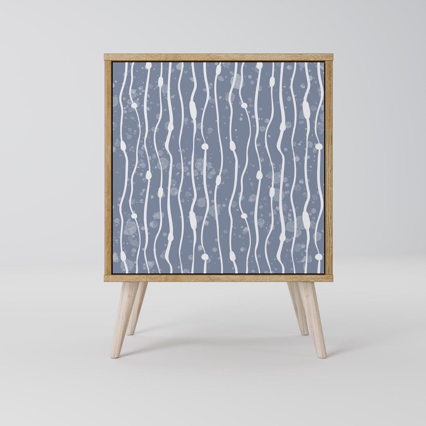 GRAPHITE RAIN Jednodveřová komoda