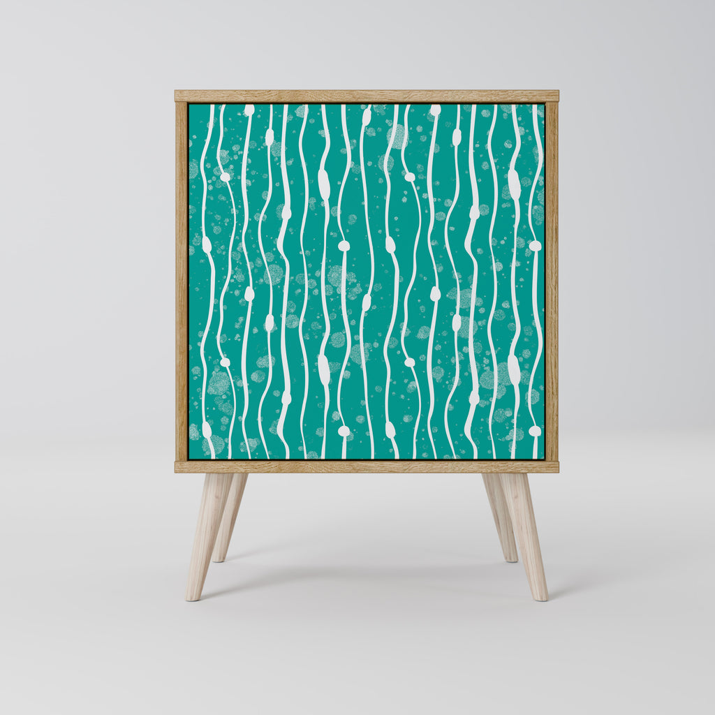 TURQUOISE RAIN 1-Door Sideboard