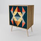 CRACKED ILLUSION 1-Door Sideboard