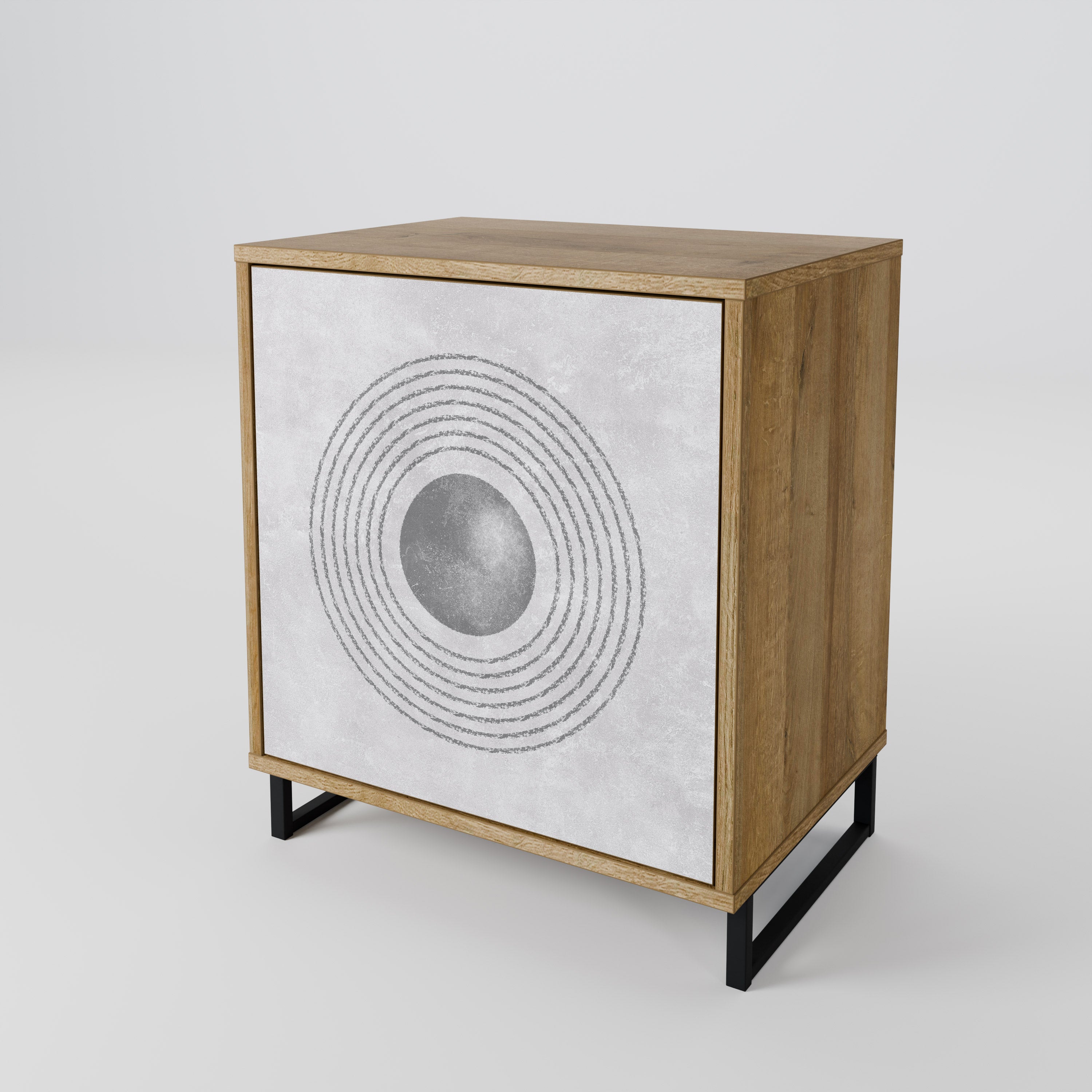 SOLID CIRCLES Jednodveřová komoda