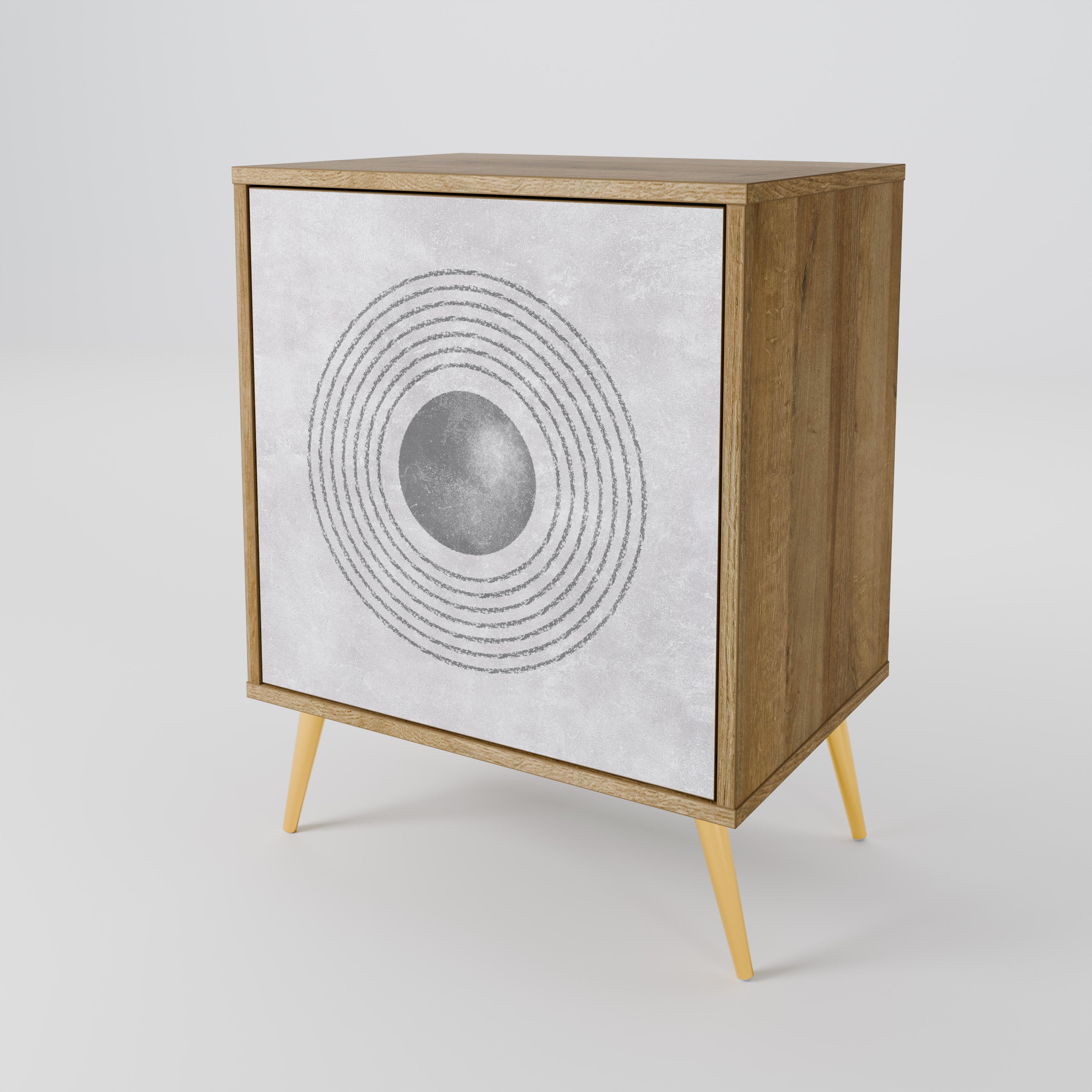 SOLID CIRCLES Jednodveřová komoda