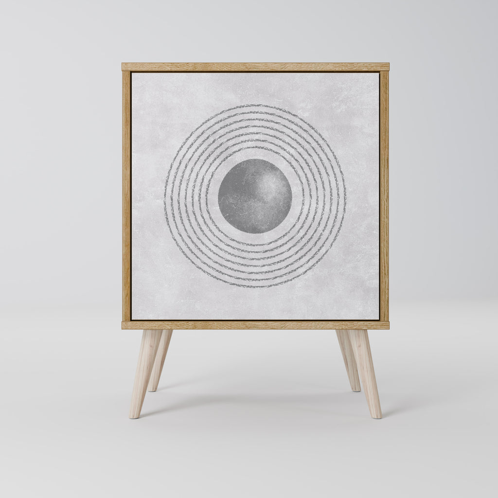 SOLID CIRCLES Jednodveřová komoda