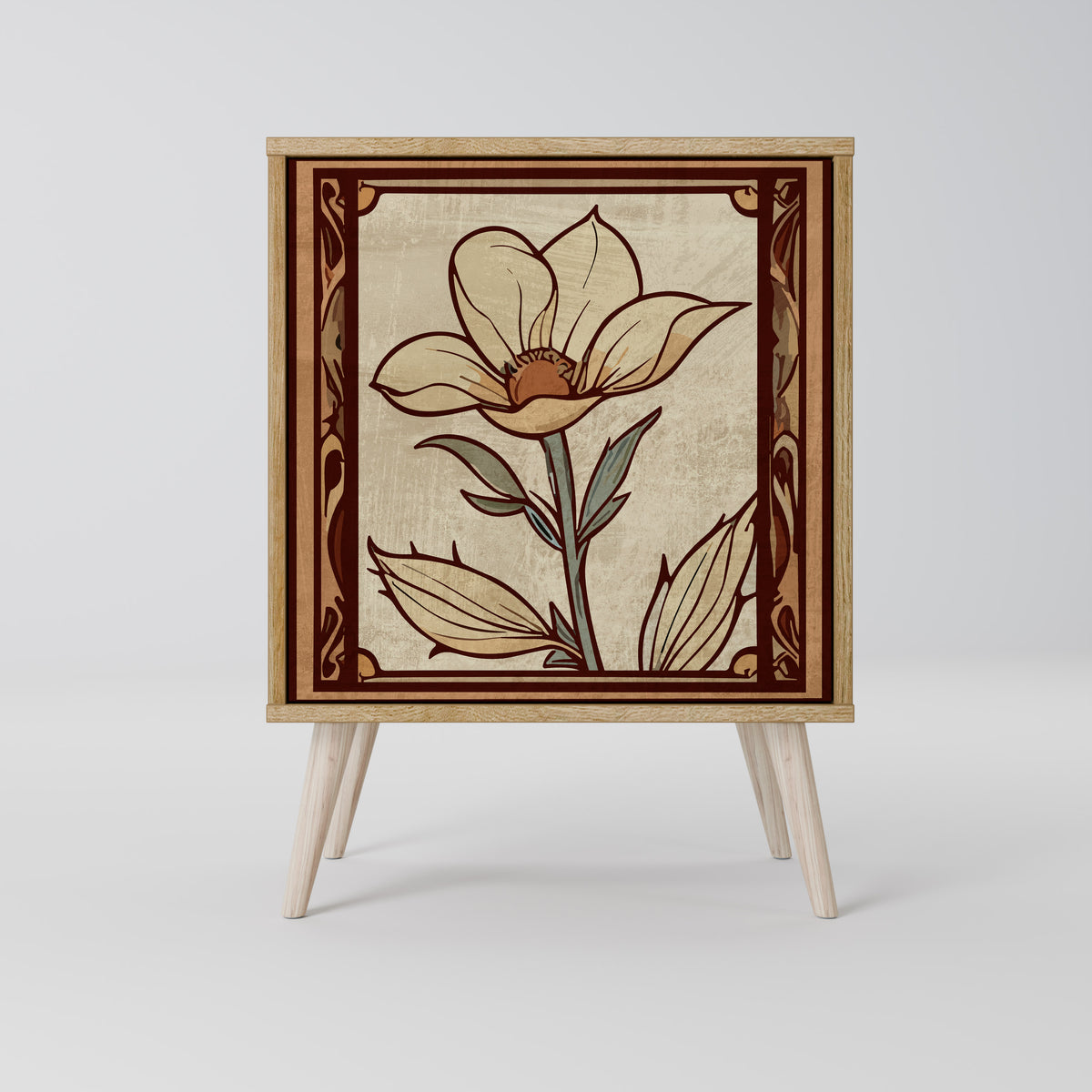 TIMELESS FLORA Jednodveřová komoda