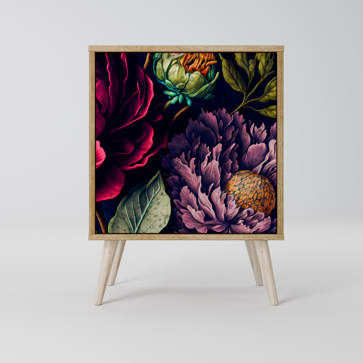 BLOOMING ELEGANCE Jednodveřová komoda