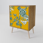 YELLOW CHINOISERIE 1-Door Sideboard