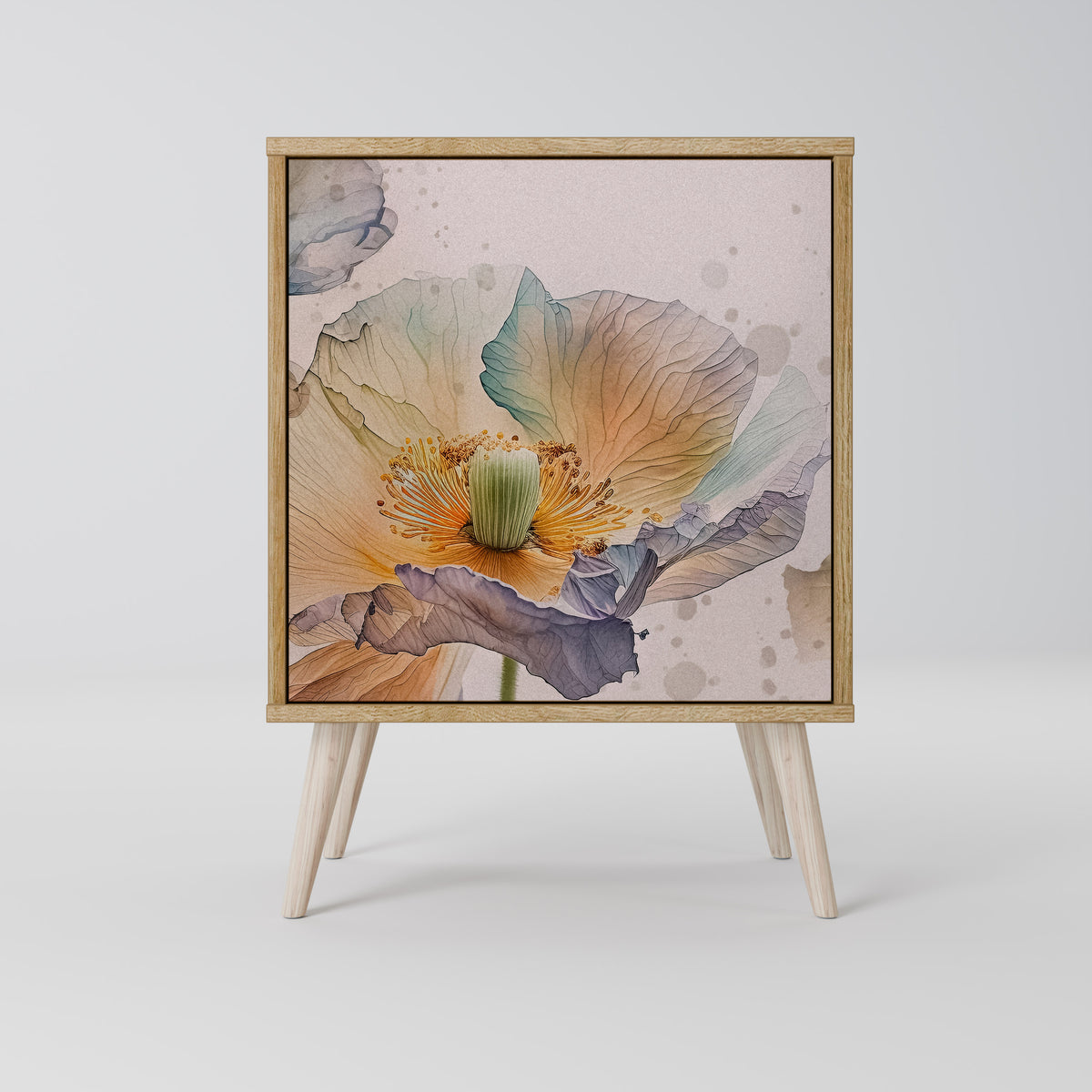 SOFTEN POPPY Jednodveřová komoda