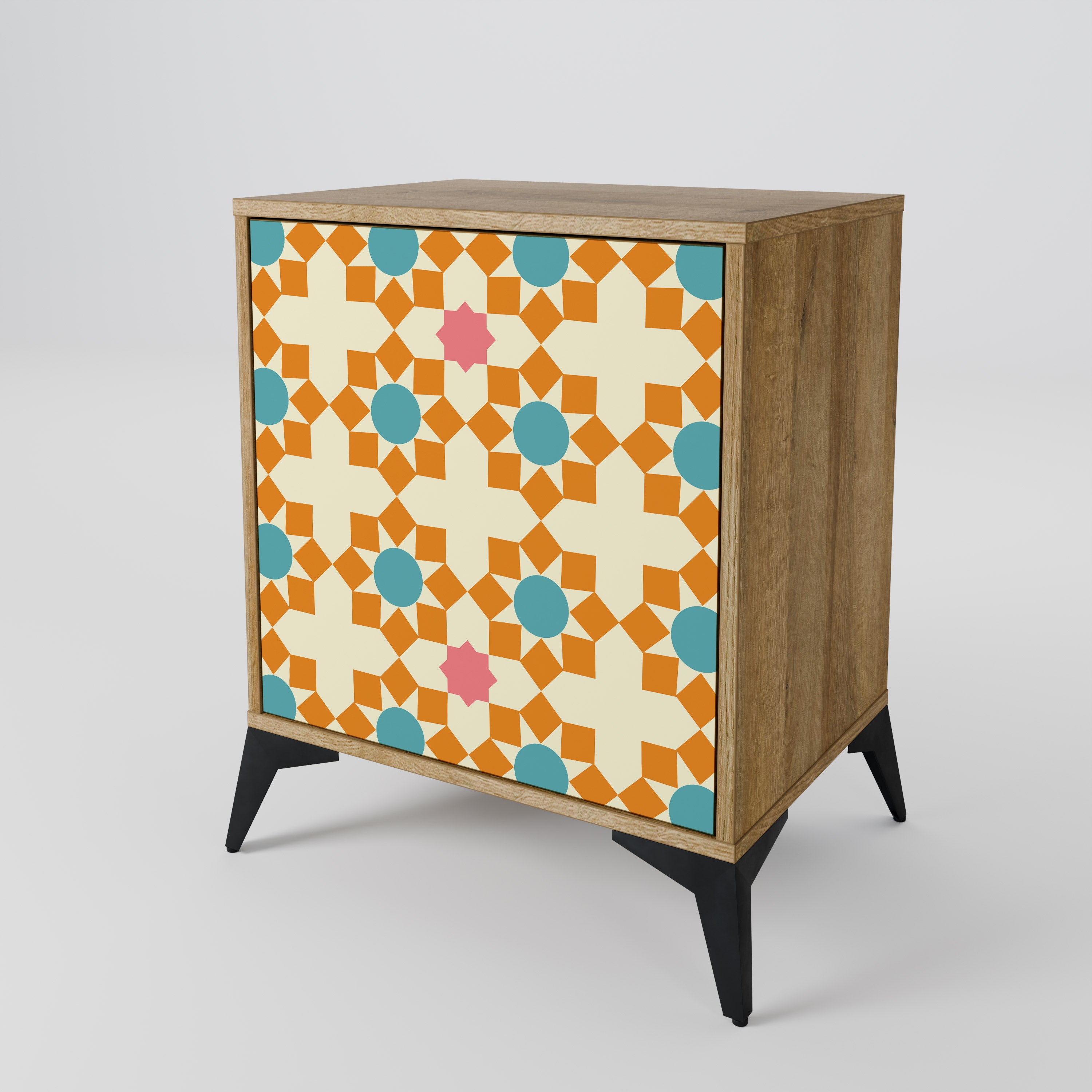 FLORAL DECOR 1-Door Sideboard