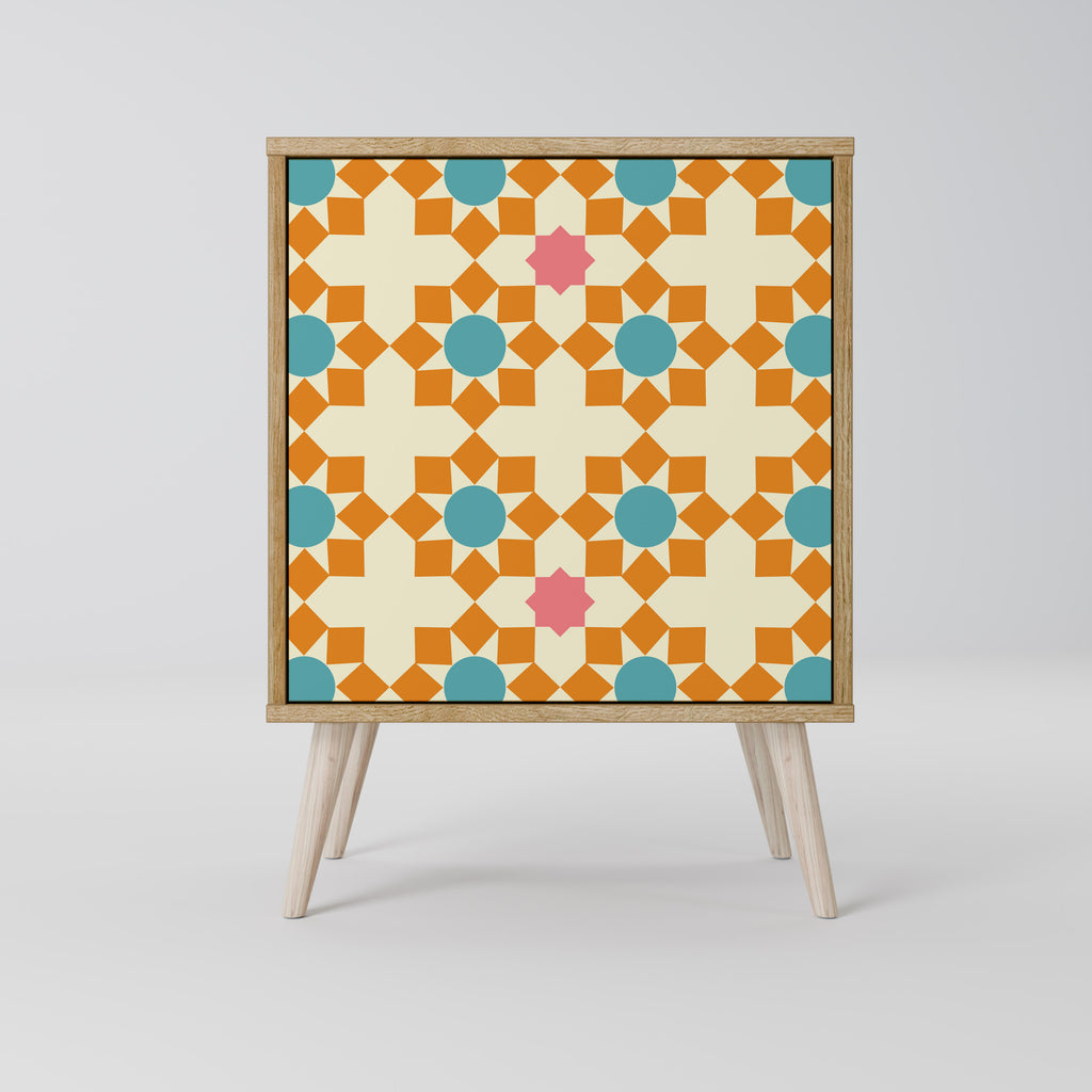 FLORAL DECOR 1-Door Sideboard