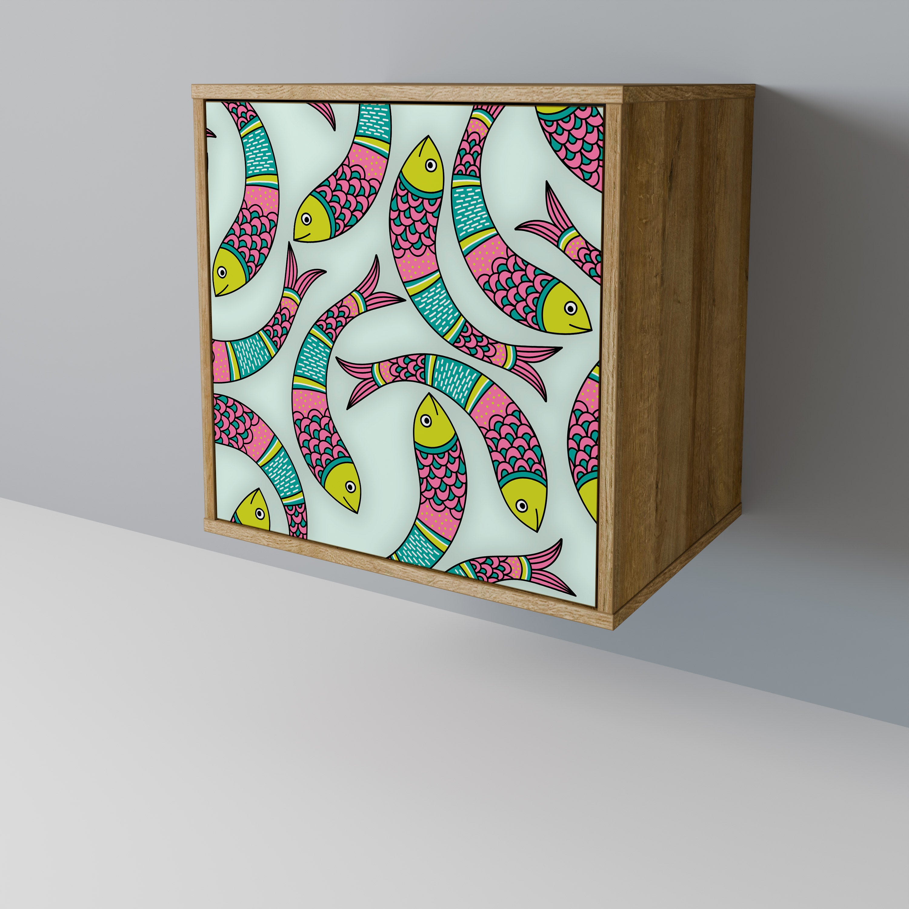 INDIAN FISH 1-Door Sideboard