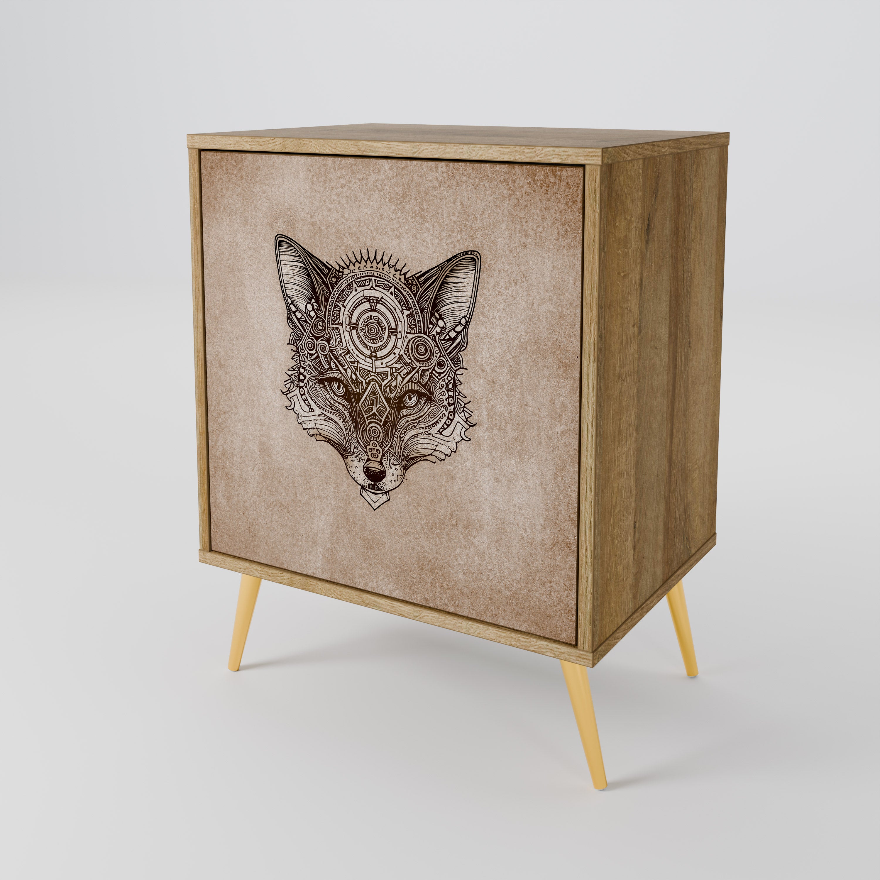 STEAMPUNK CLAN 1-Door Sideboard