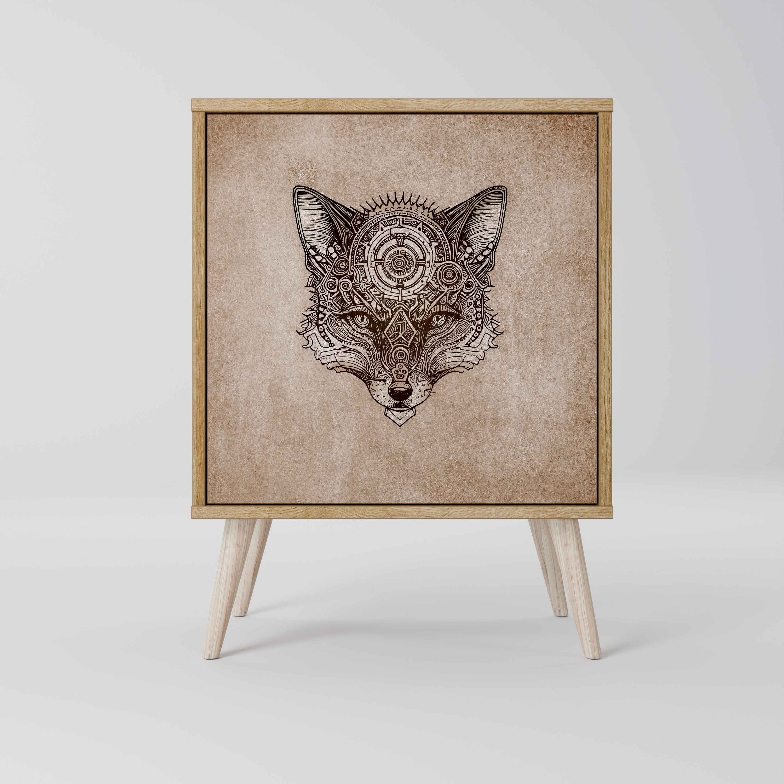 STEAMPUNK CLAN 1-Door Sideboard