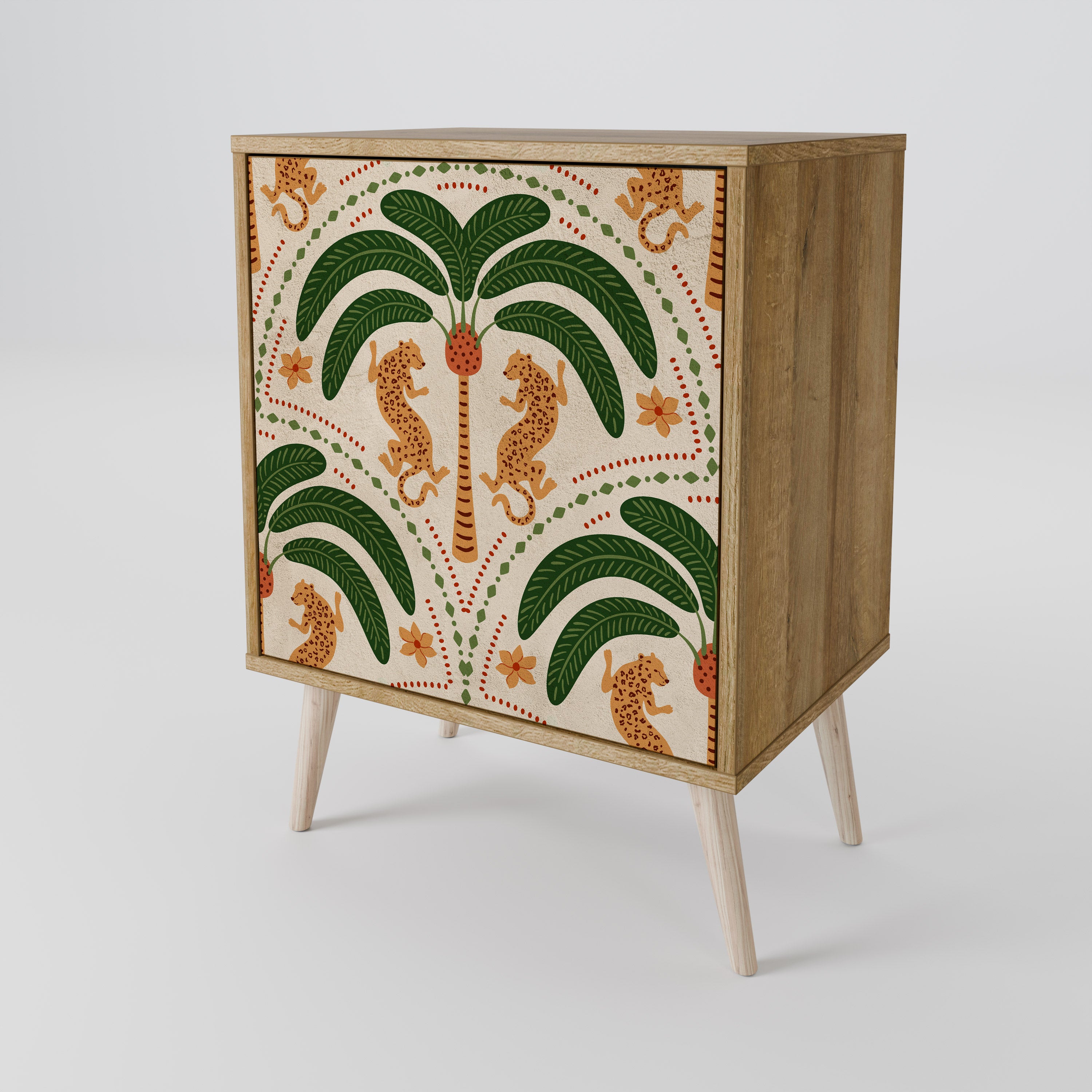 DANCING PREDATORS 1-Door Sideboard