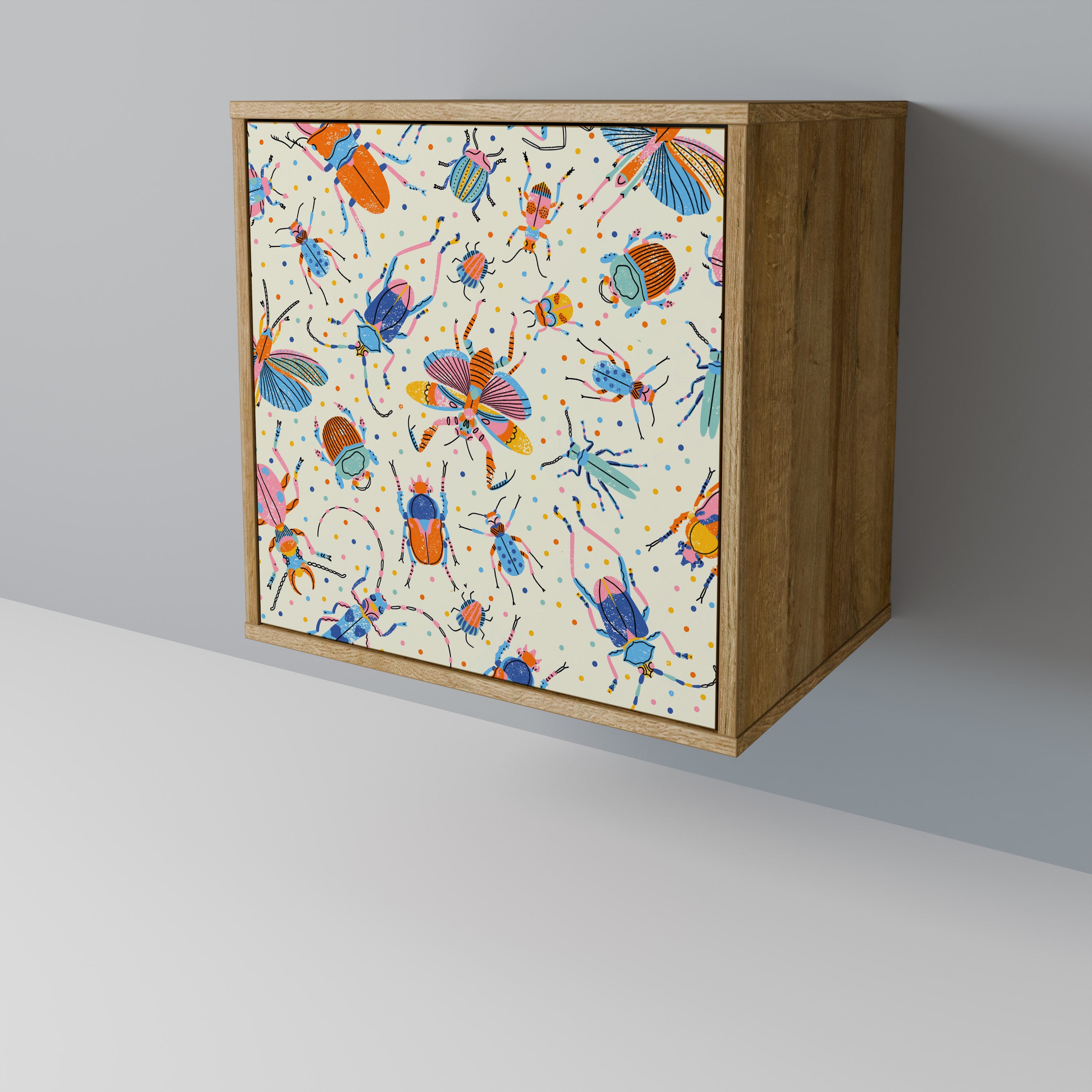 COLORFUL INSECTS 1-Door Sideboard