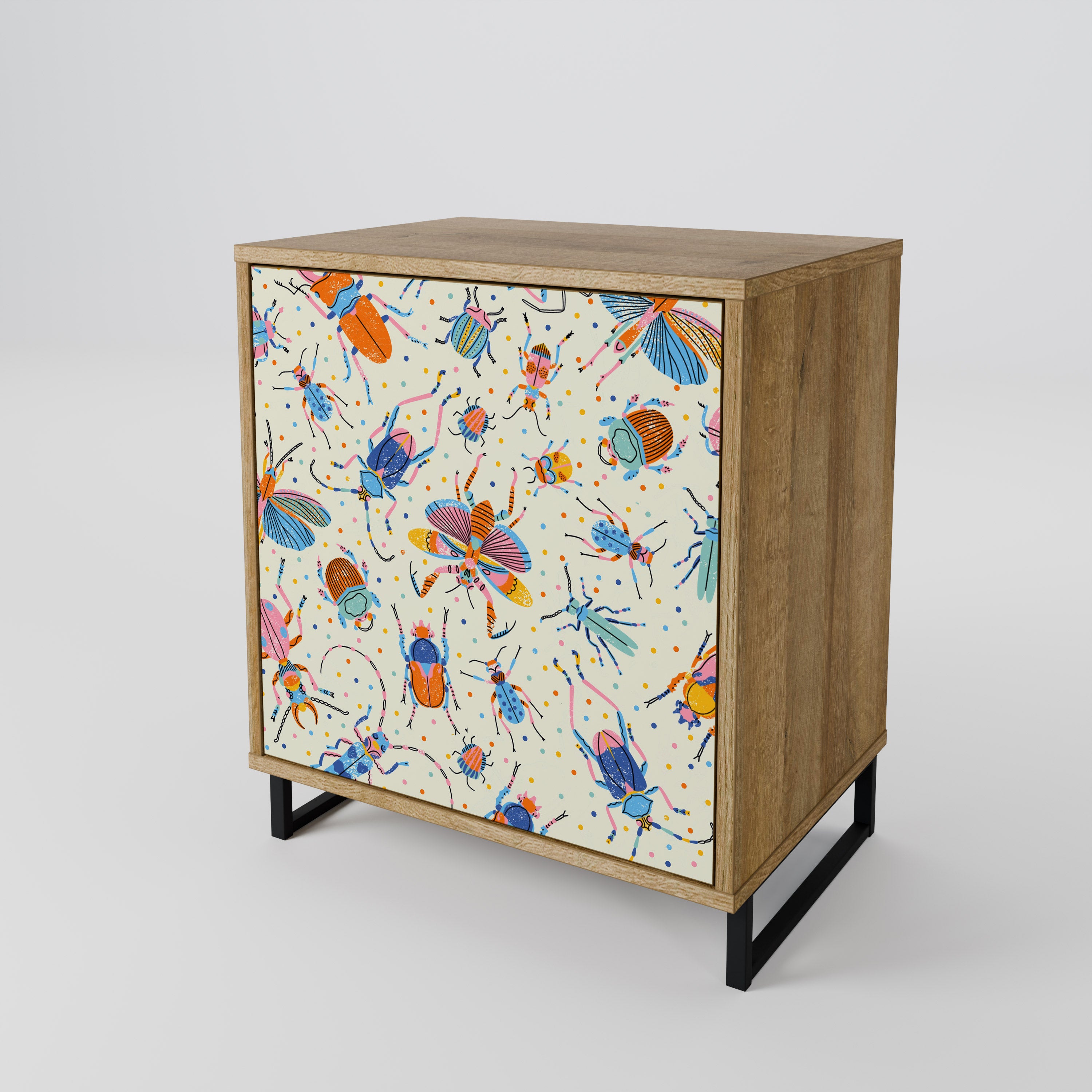 COLORFUL INSECTS 1-Door Sideboard
