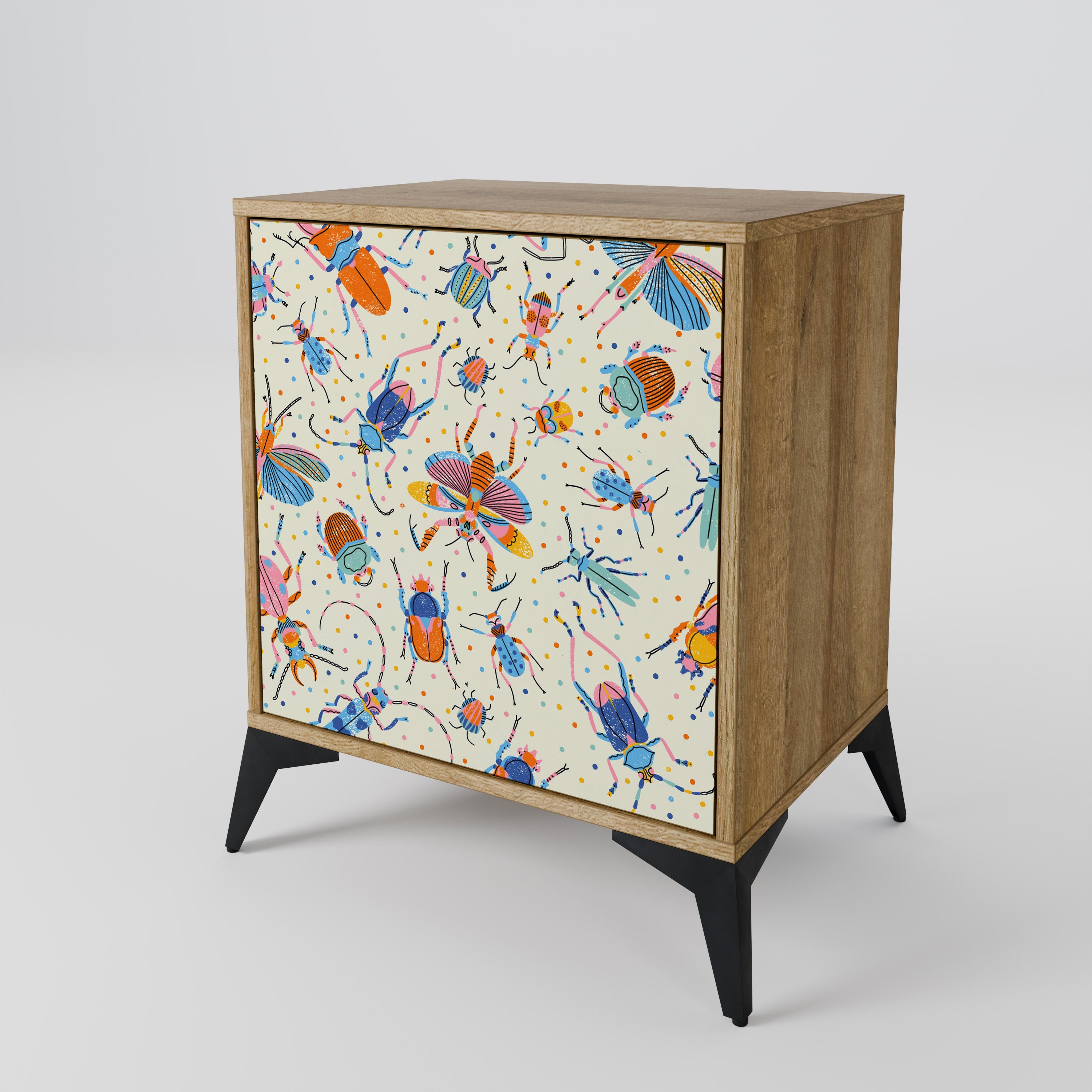 COLORFUL INSECTS 1-Door Sideboard