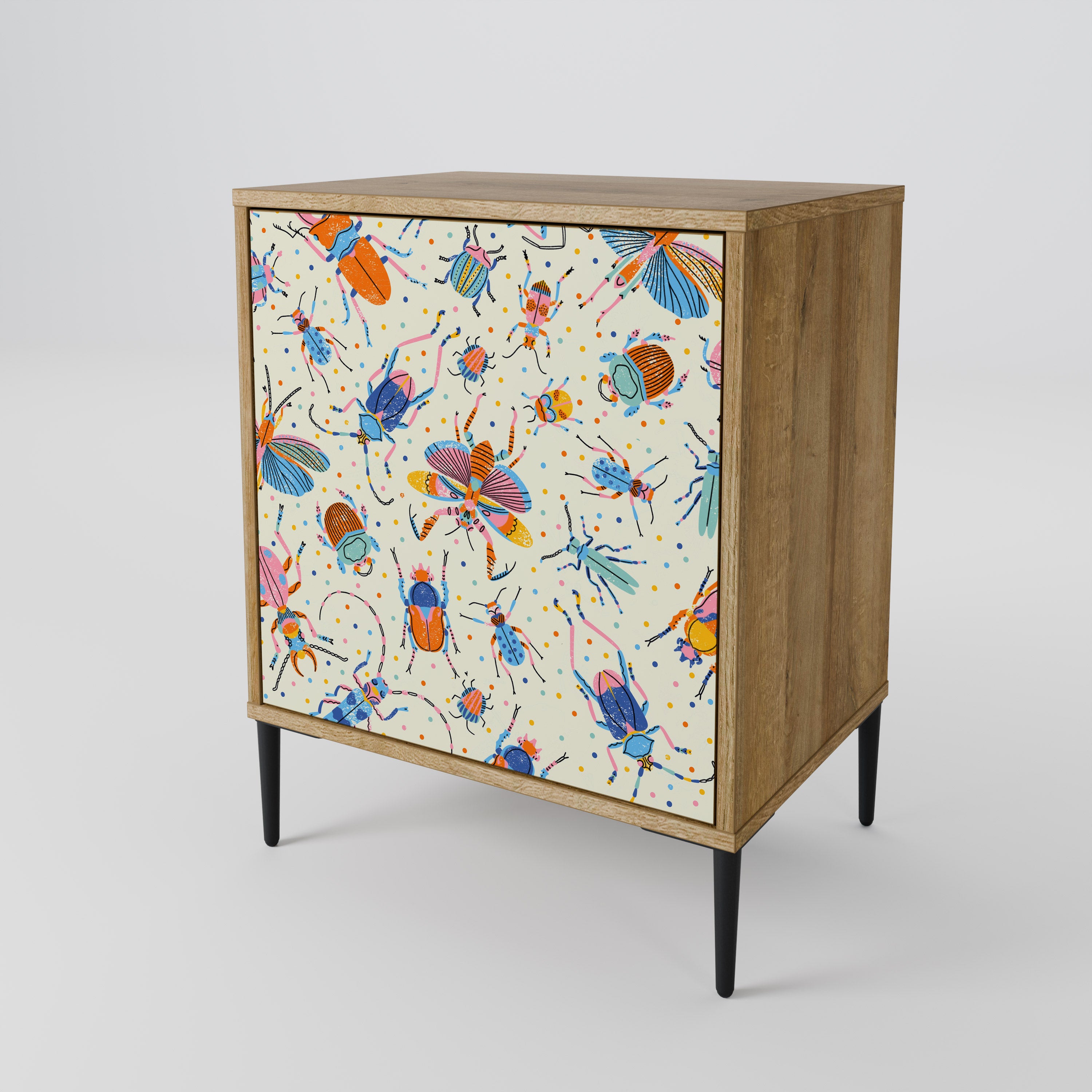 COLORFUL INSECTS 1-Door Sideboard