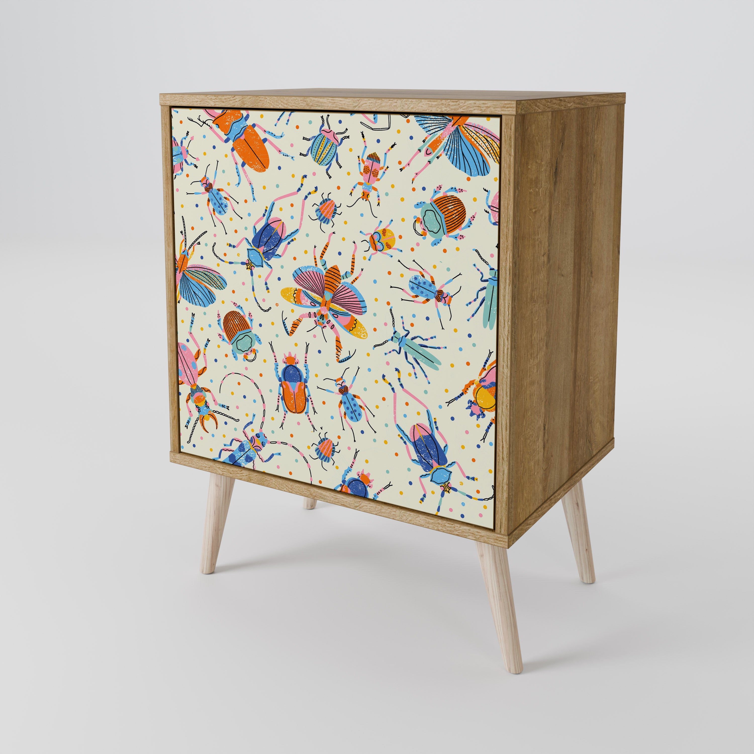COLORFUL INSECTS 1-Door Sideboard