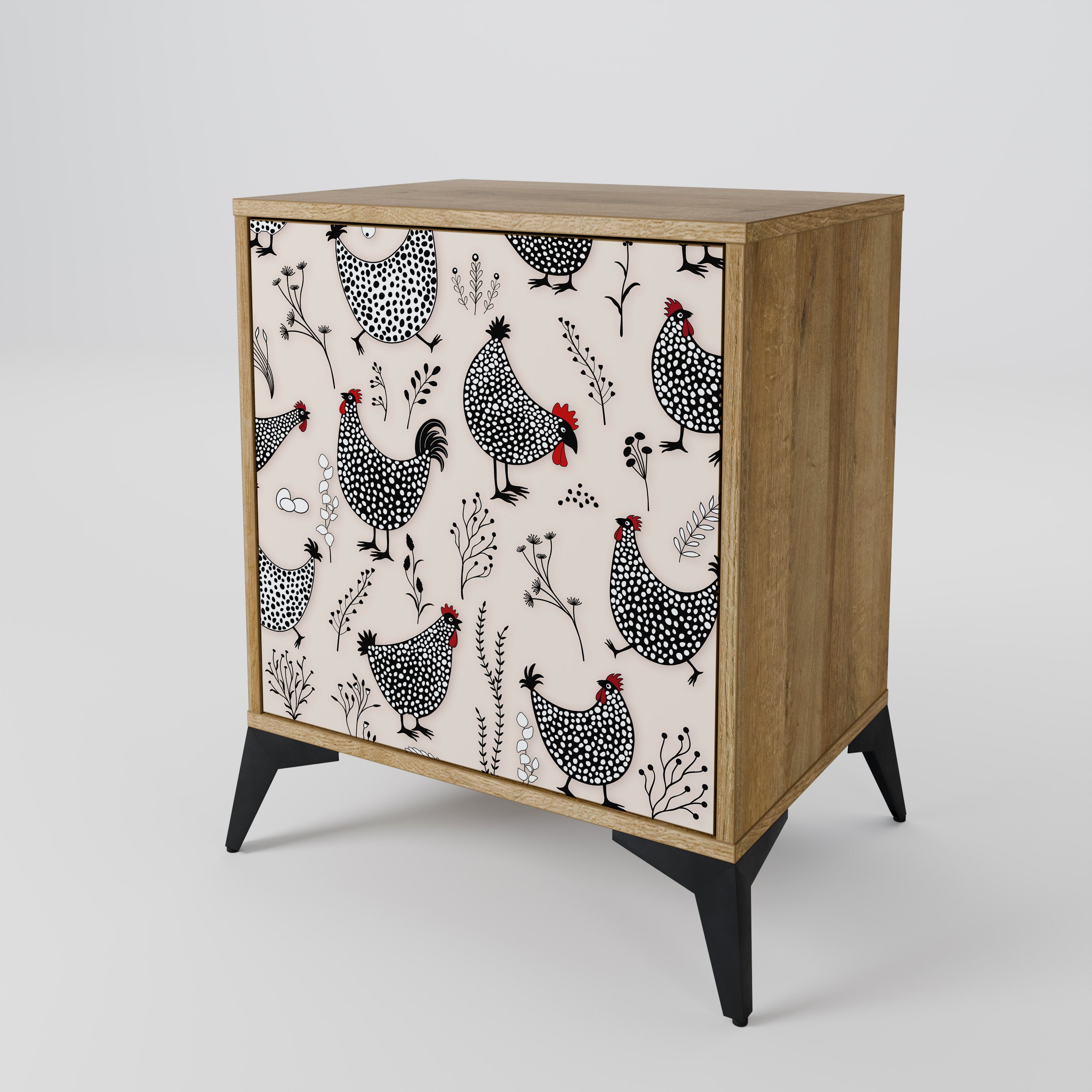 HAPPY HENS 1-Door Sideboard