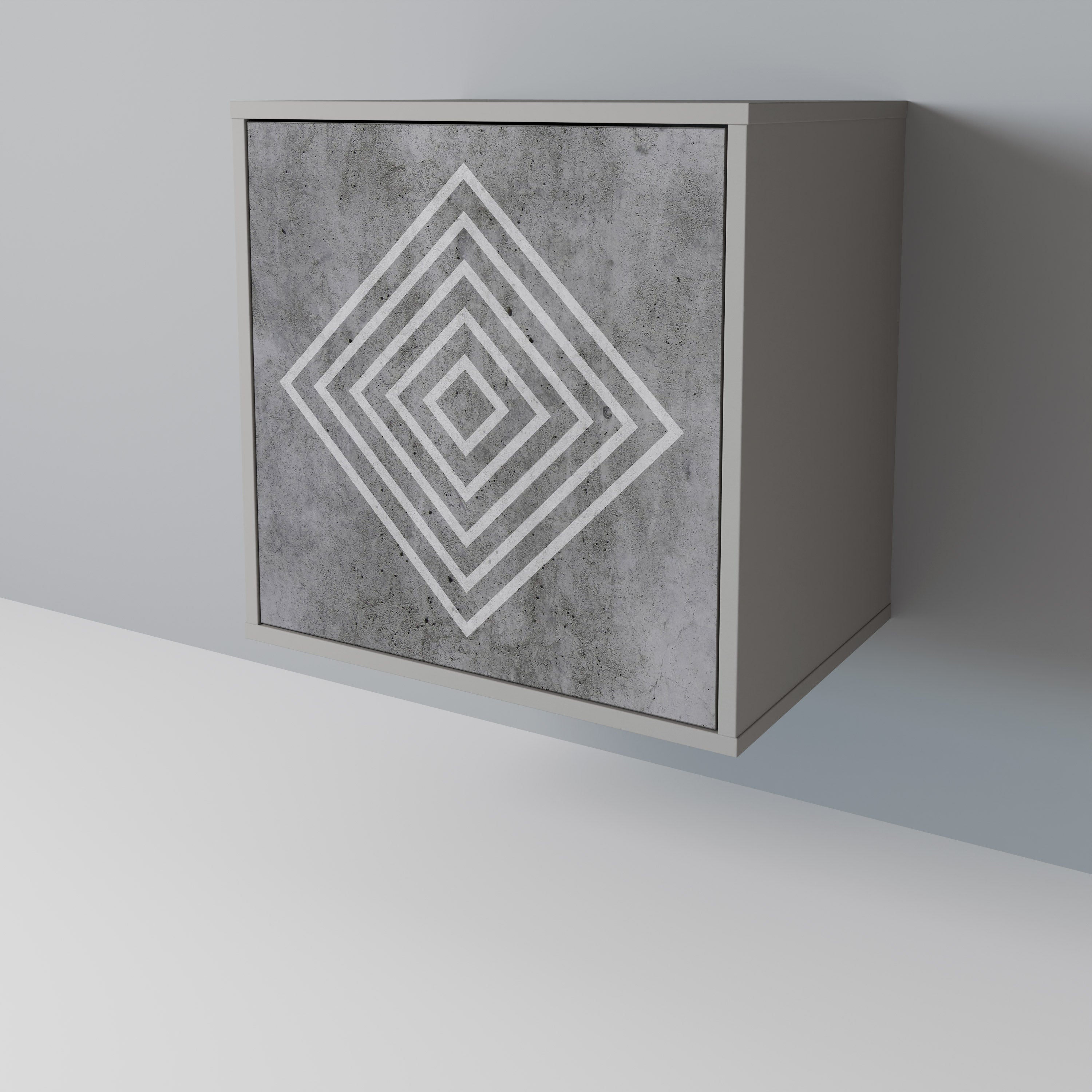 POLYGONAL ARTISTRY 1-Door Sideboard