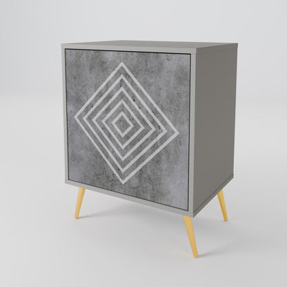 POLYGONAL ARTISTRY Jednodveřová komoda