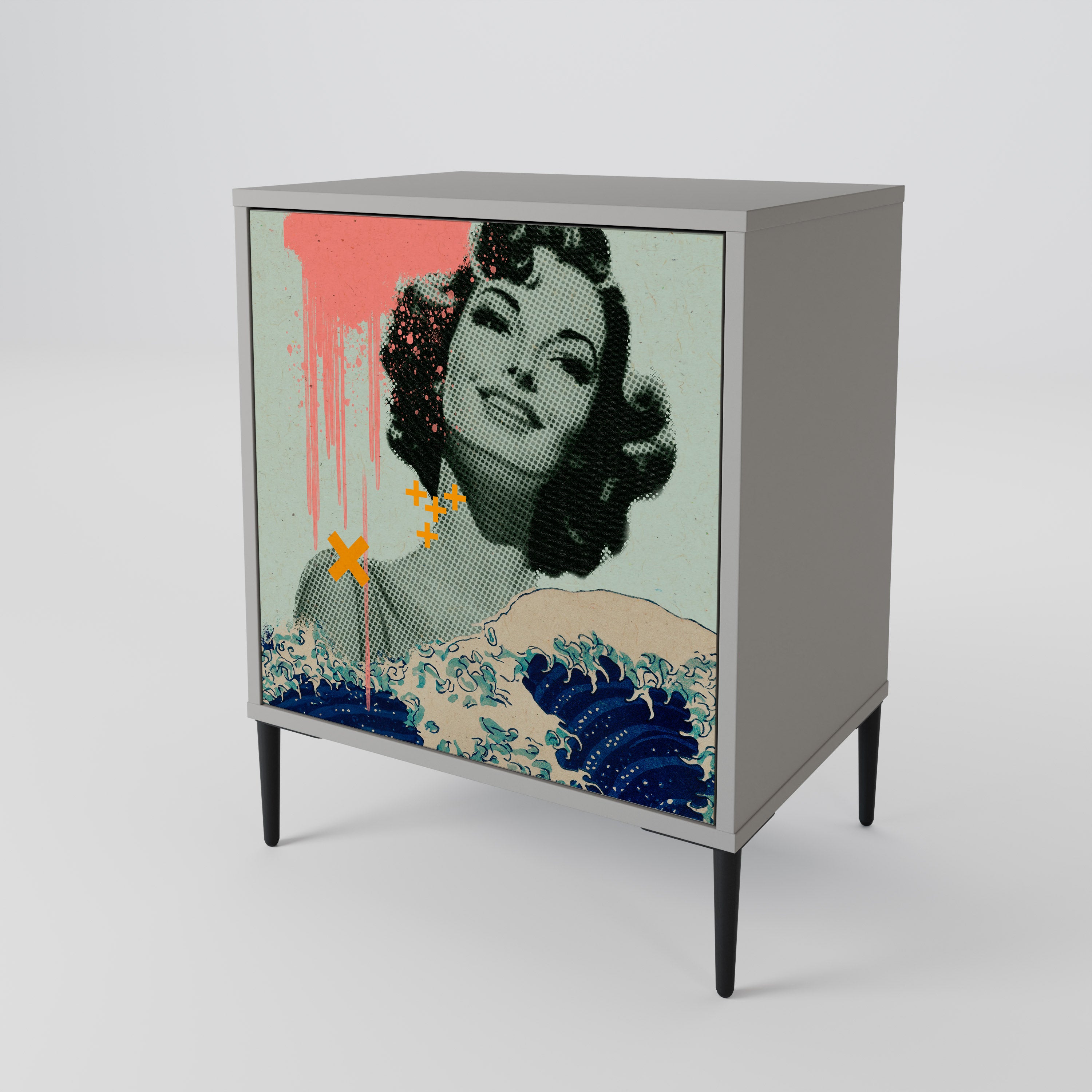 KANAGAWA BEAUTY 1-Door Sideboard