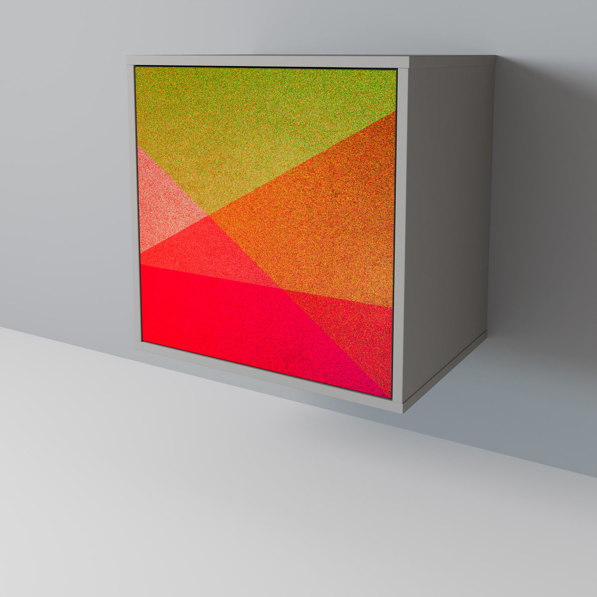 VIVID GEOMETRY Jednodveřová komoda