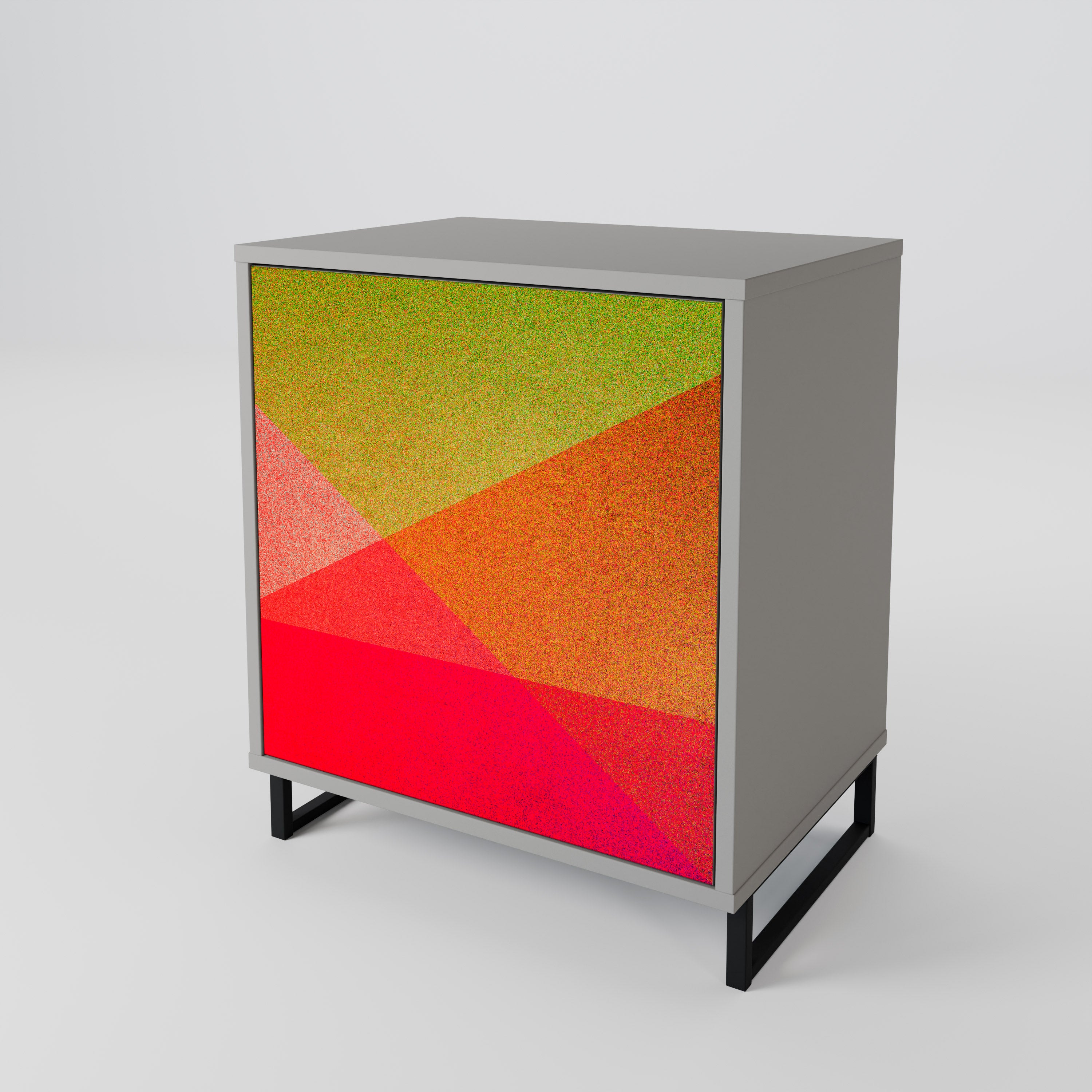 VIVID GEOMETRY 1-Door Sideboard