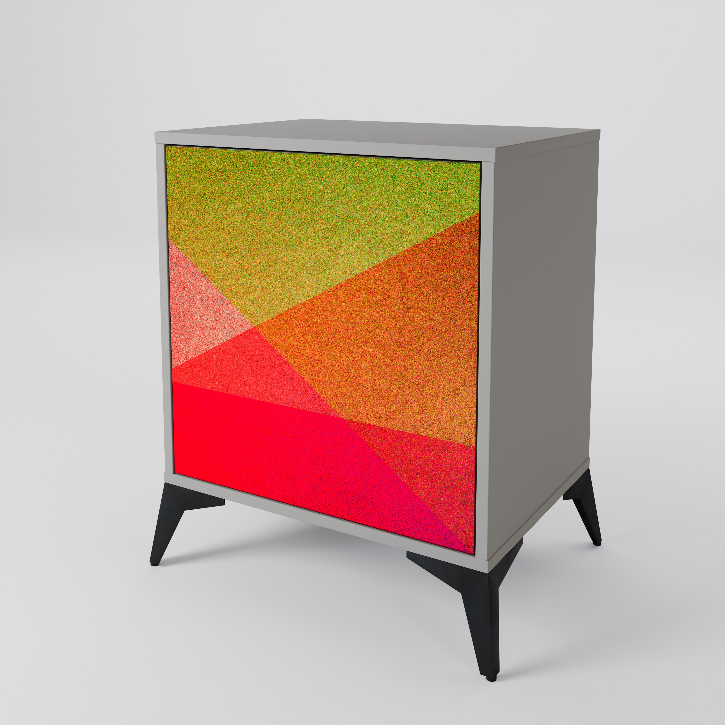 VIVID GEOMETRY 1-Door Sideboard