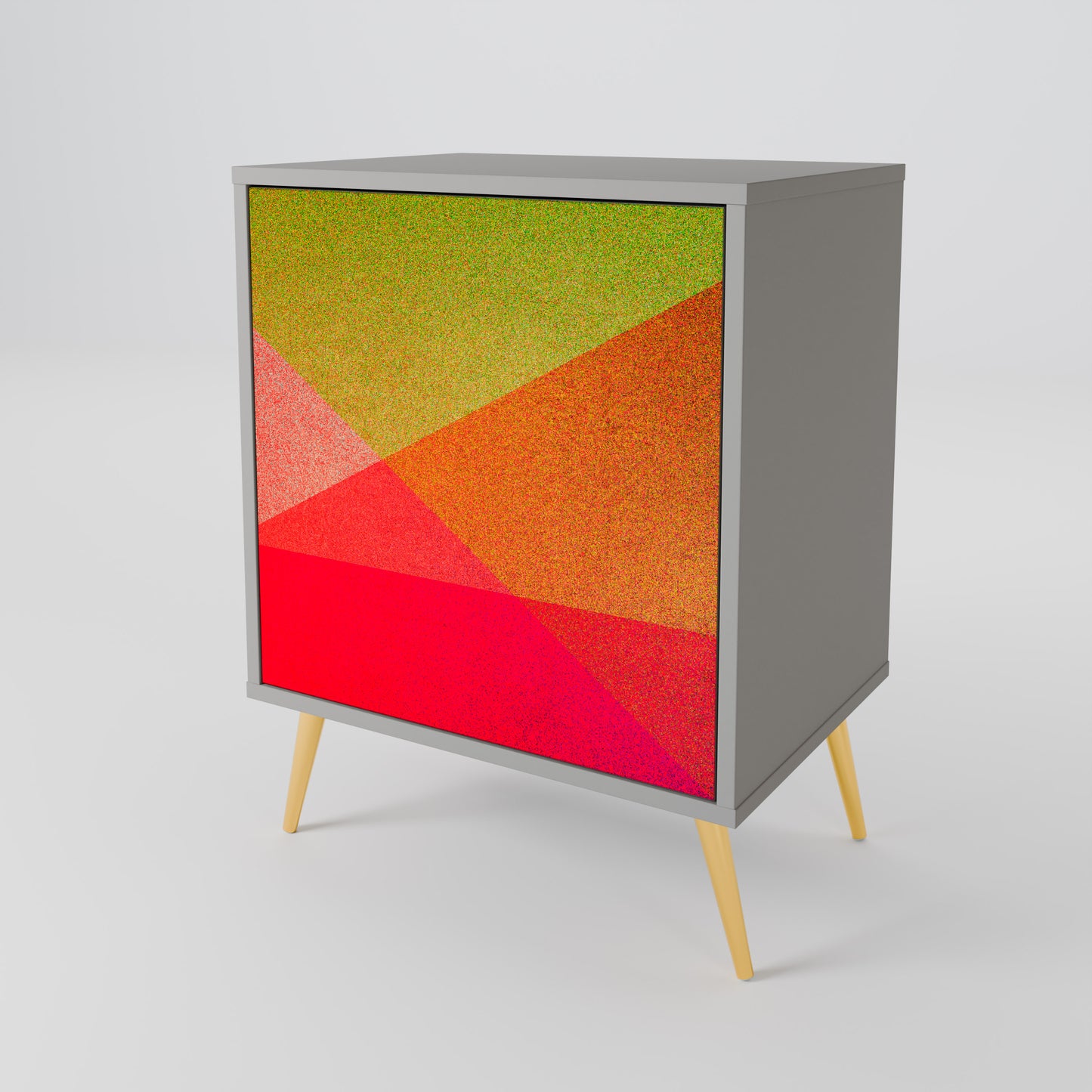 VIVID GEOMETRY Jednodveřová komoda