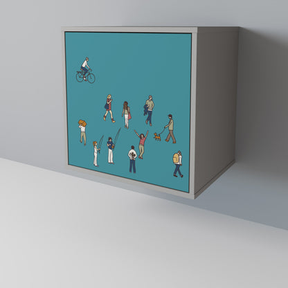 COLLECTIVE STREAM Jednodveřová komoda