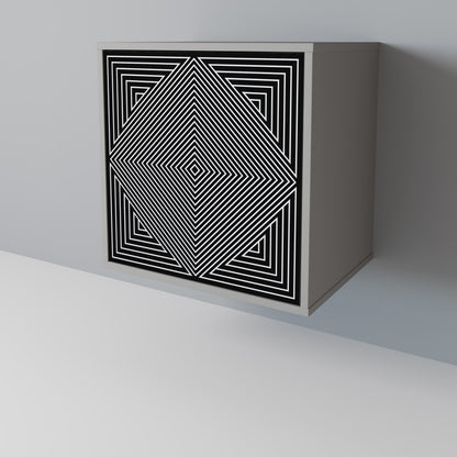 POLYGON ILLUSION Jednodveřová komoda