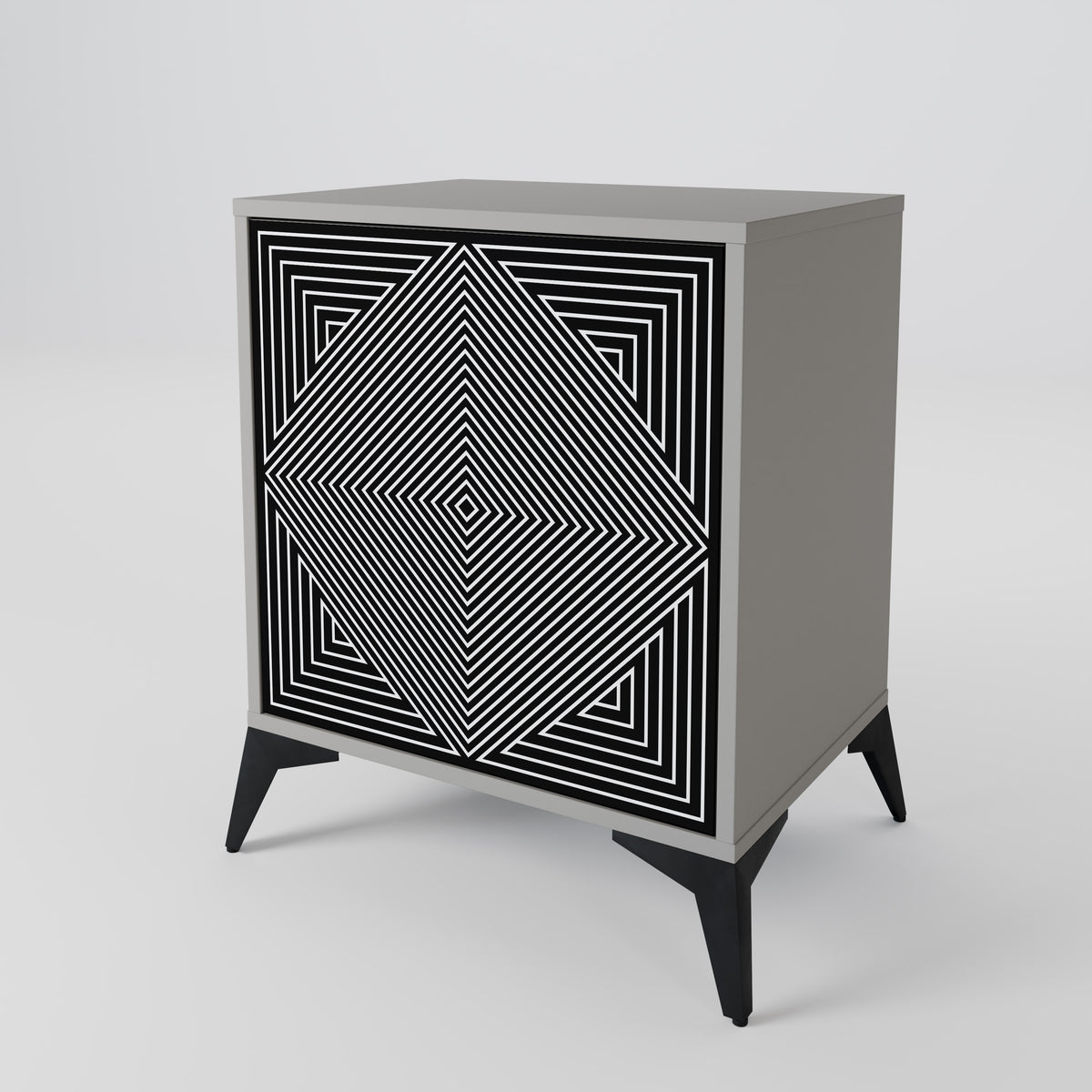 POLYGON ILLUSION Jednodveřová komoda