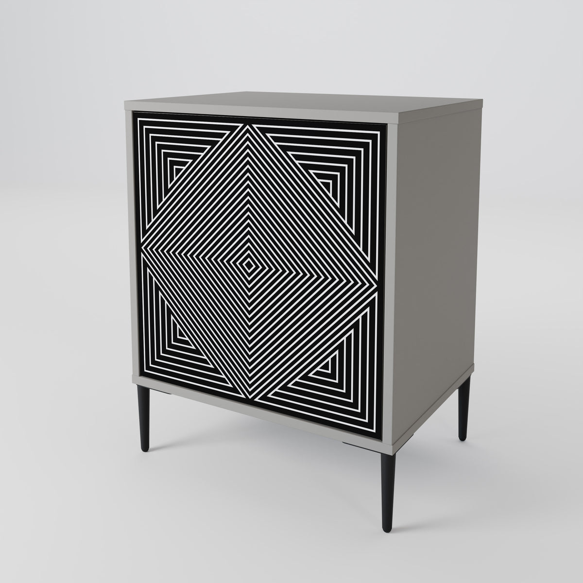 POLYGON ILLUSION Jednodveřová komoda