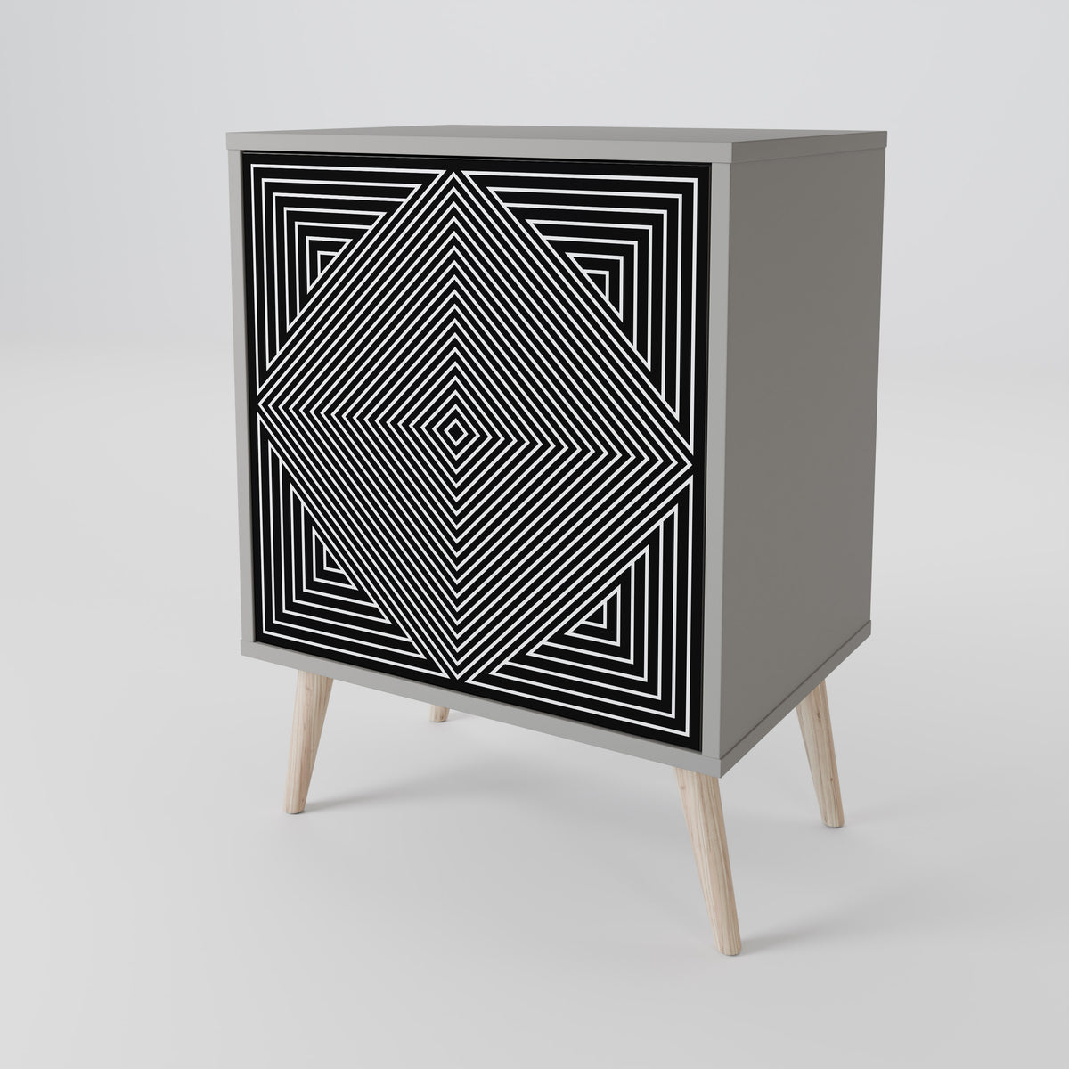 POLYGON ILLUSION Jednodveřová komoda