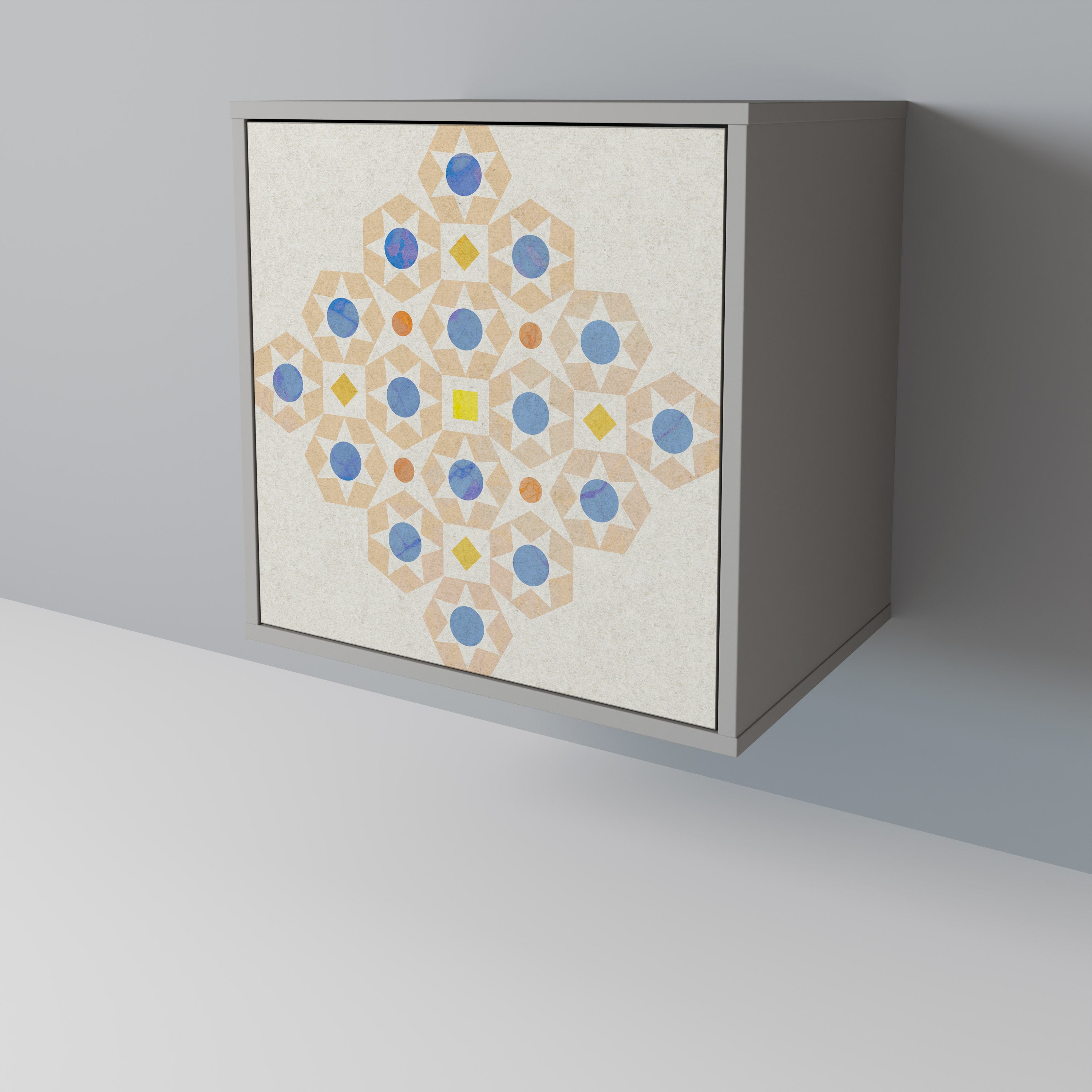 PATTERNED PRISM 1-Door Sideboard