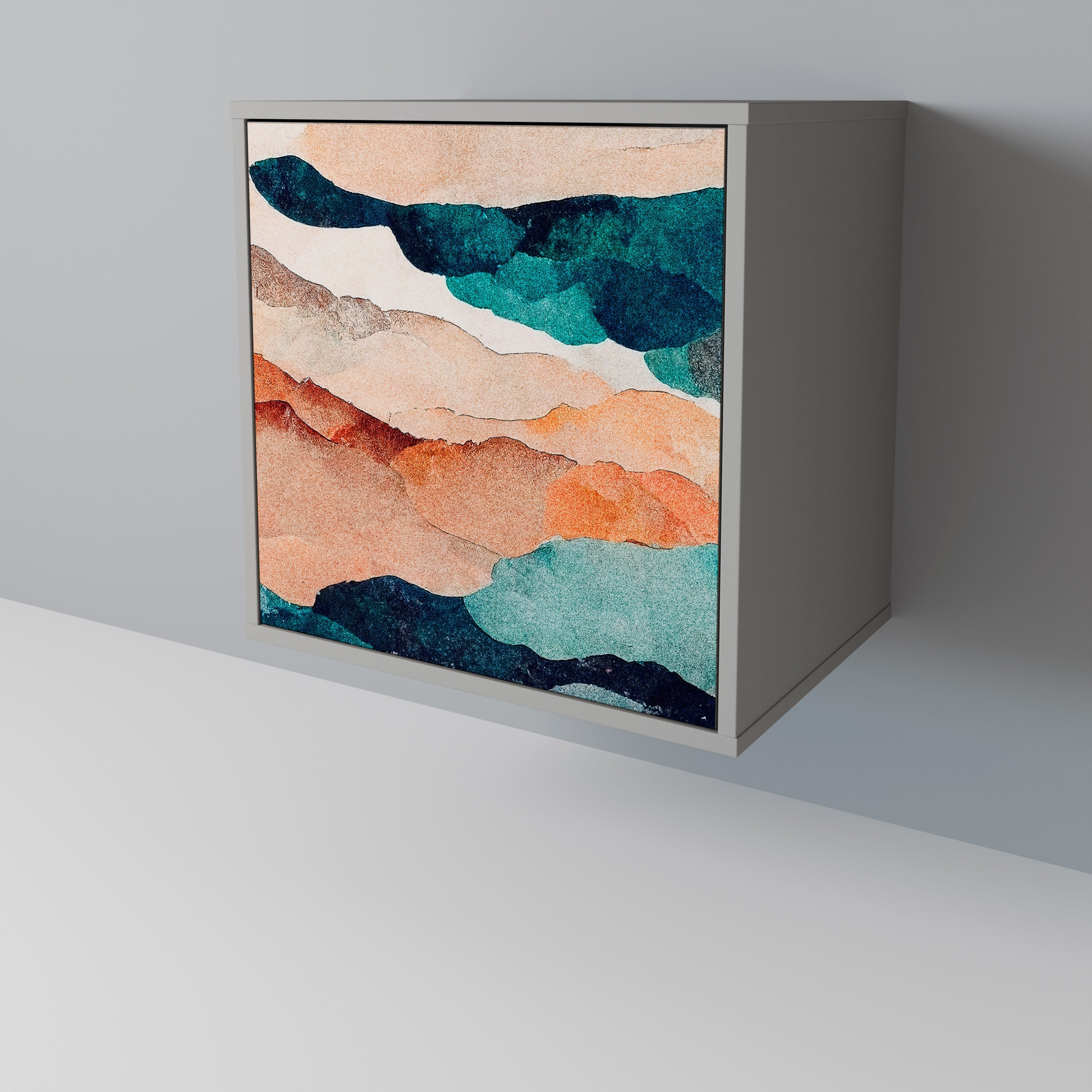 ABSTRACT LANDSCAPE 1-Door Sideboard