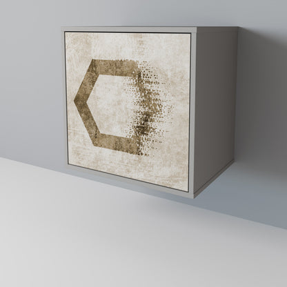 HEXAGONAL SHAPES Jednodveřová komoda