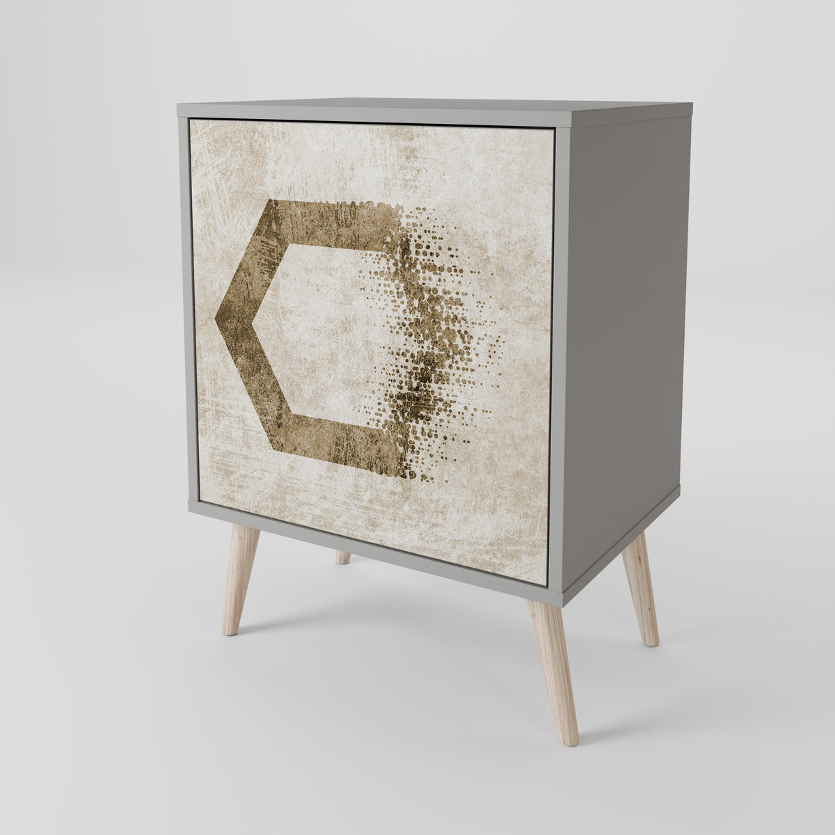 HEXAGONAL SHAPES Jednodveřová komoda