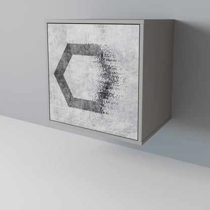 HEXAGONAL FIGURES Jednodveřová komoda