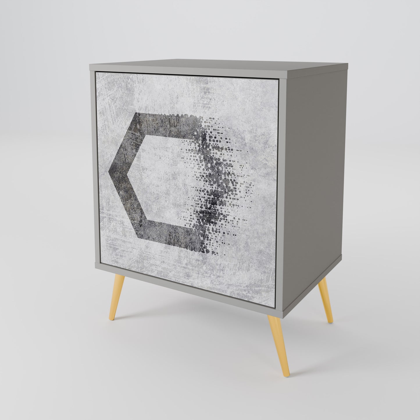 HEXAGONAL FIGURES Jednodveřová komoda
