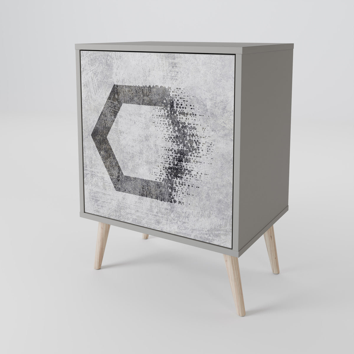 HEXAGONAL FIGURES Jednodveřová komoda