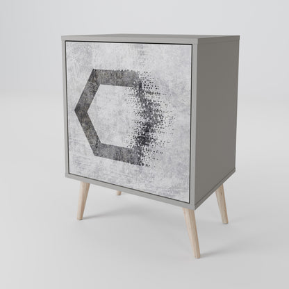 HEXAGONAL FIGURES Jednodveřová komoda