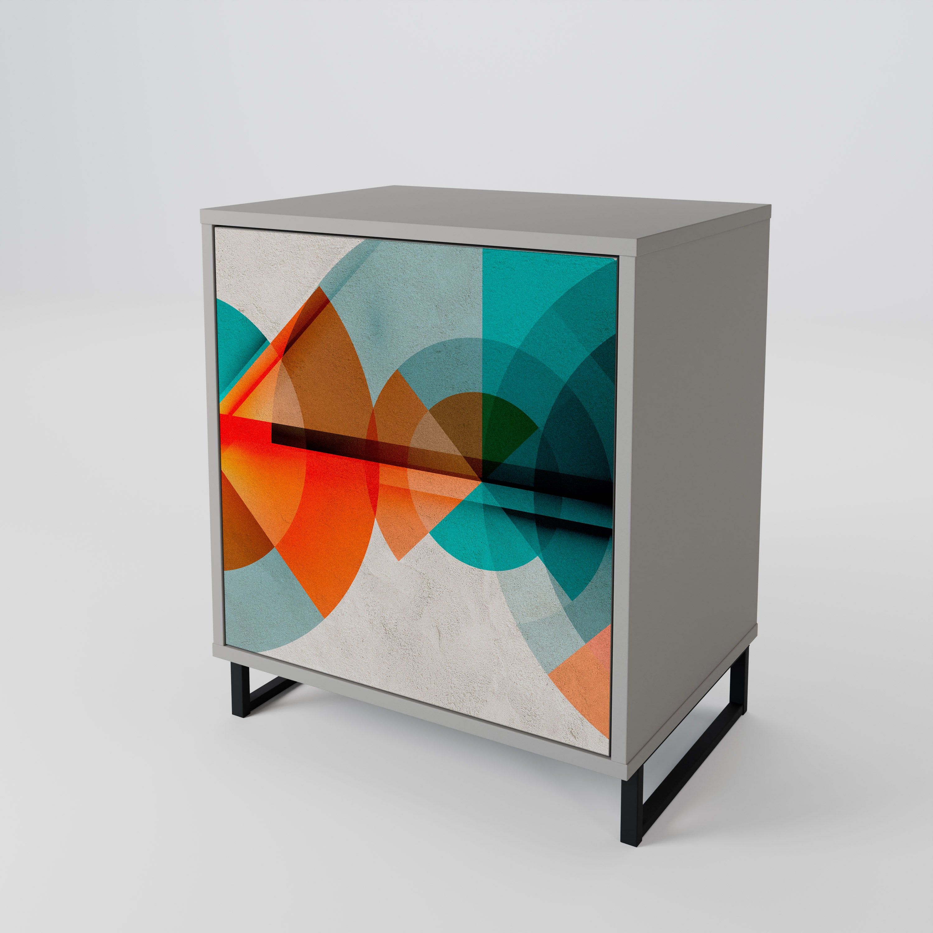 CIRCULAR RHAPSODY 1-Door Sideboard